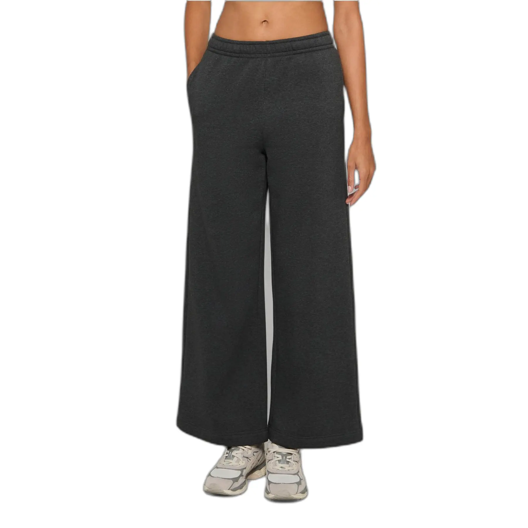 Damen Jogginghose Urban Classics Fluffy Wideleg