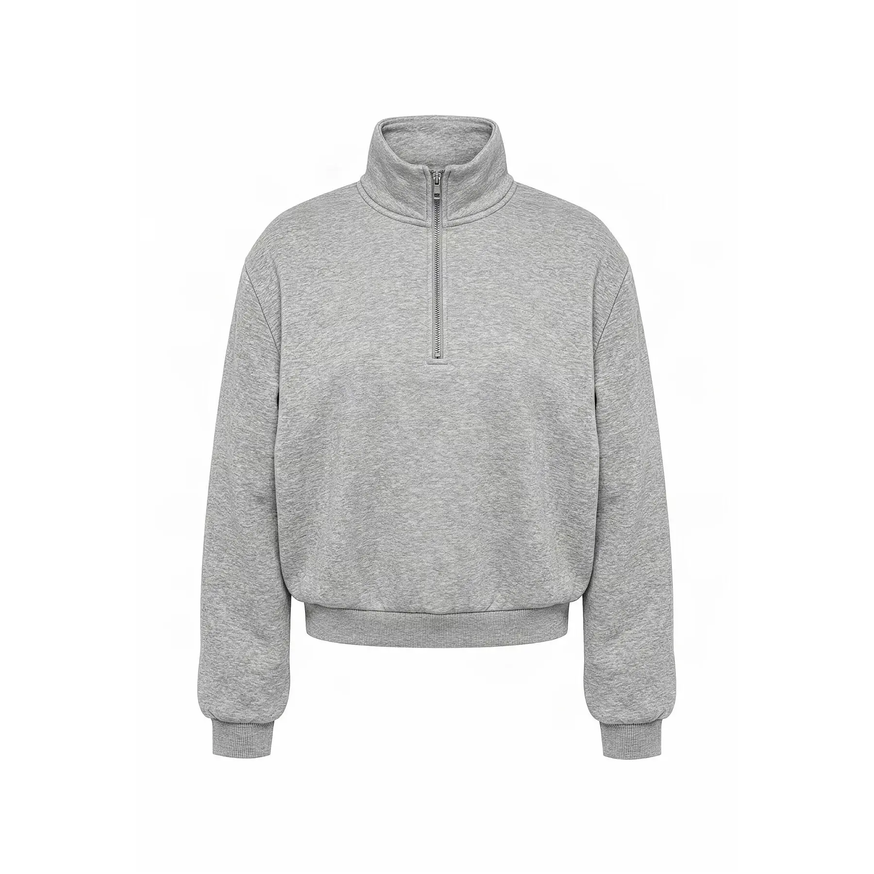 Lockere 1/2 Zip Sweatshirt Damen Urban Classics Troyer