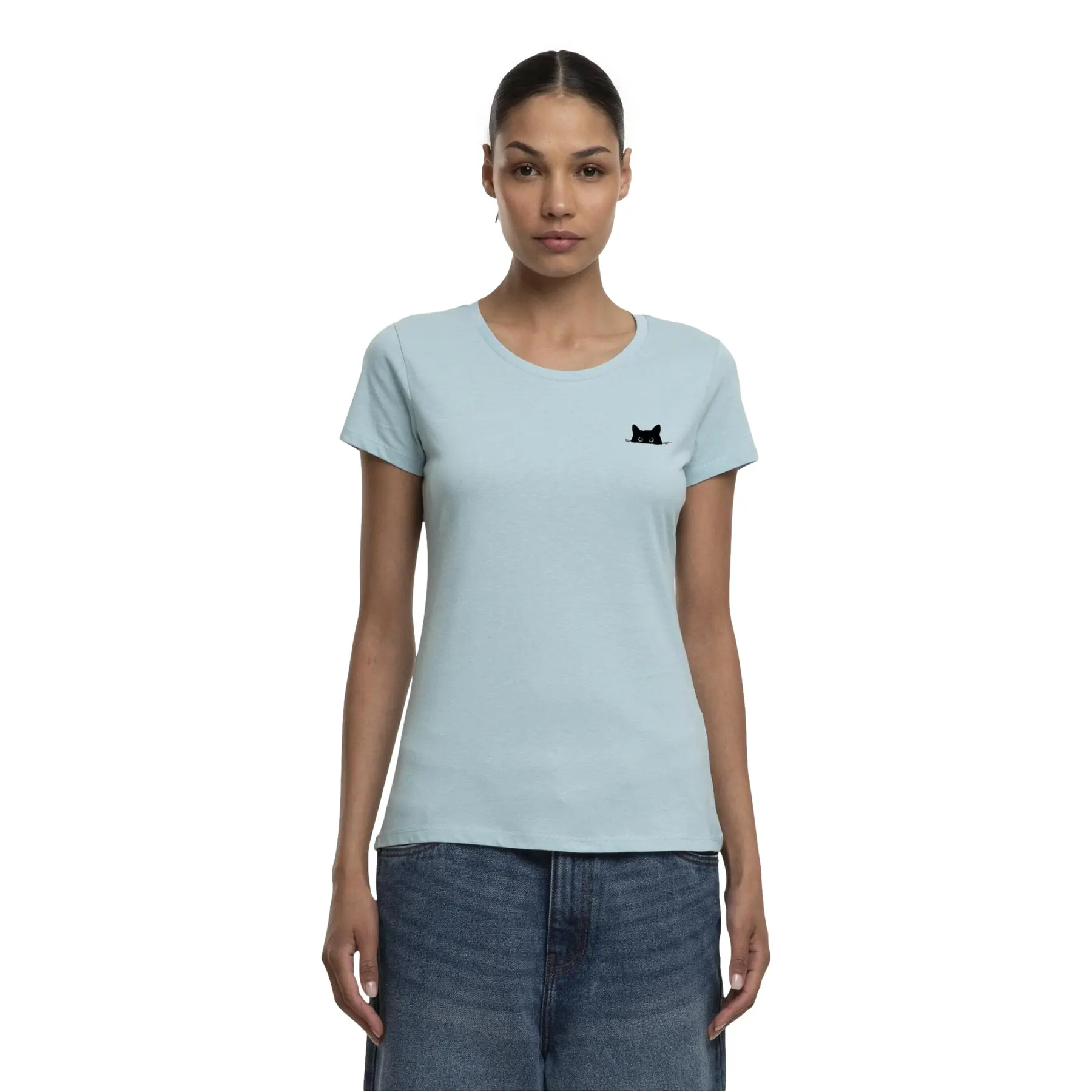 T-shirt da donna Urban Classics Cat Basic