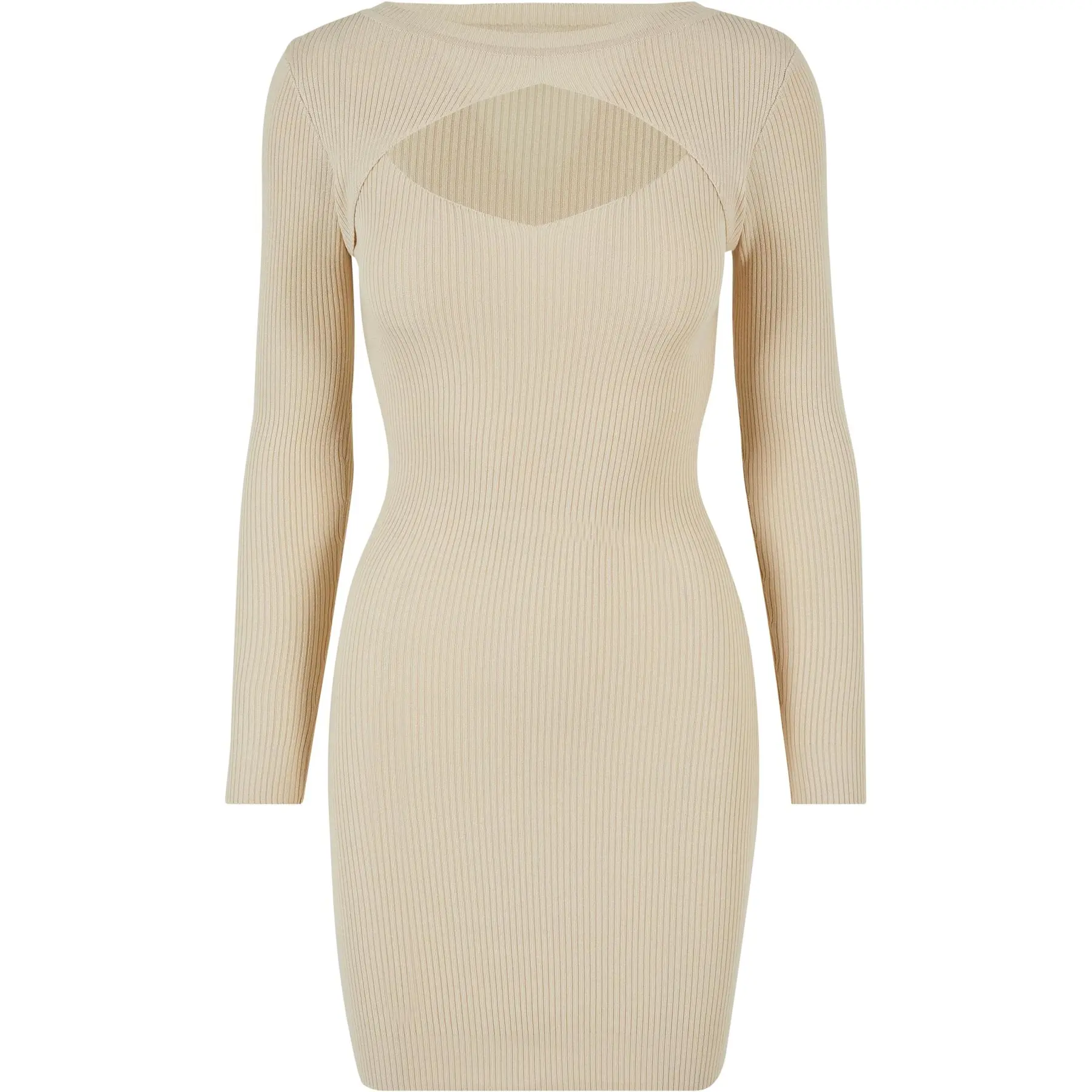Pulloverkleid, ausgeschnitten, Frau Urban Classics
