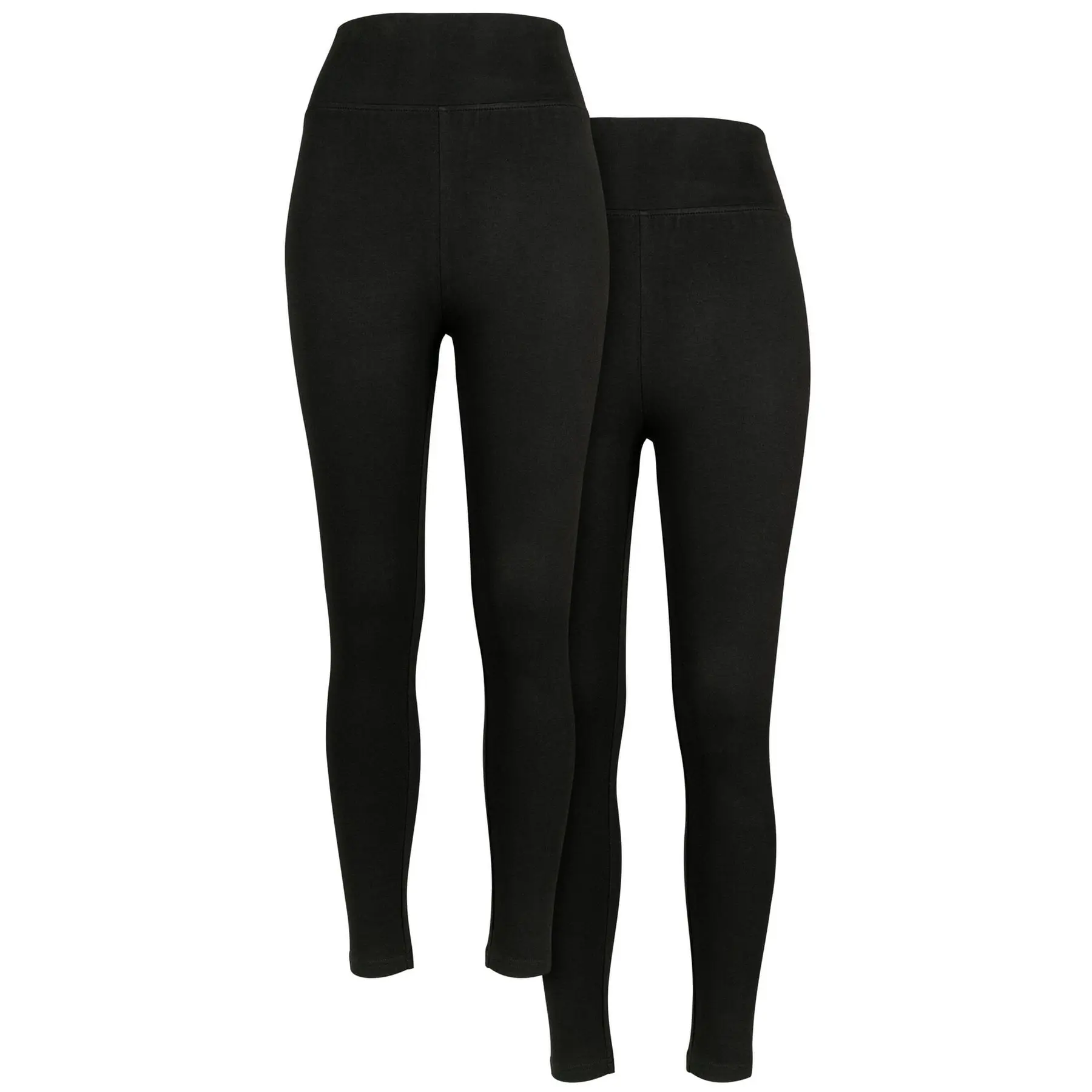 Jersey-Leggings mit hoher Taille, Frau Urban Classics (x2)