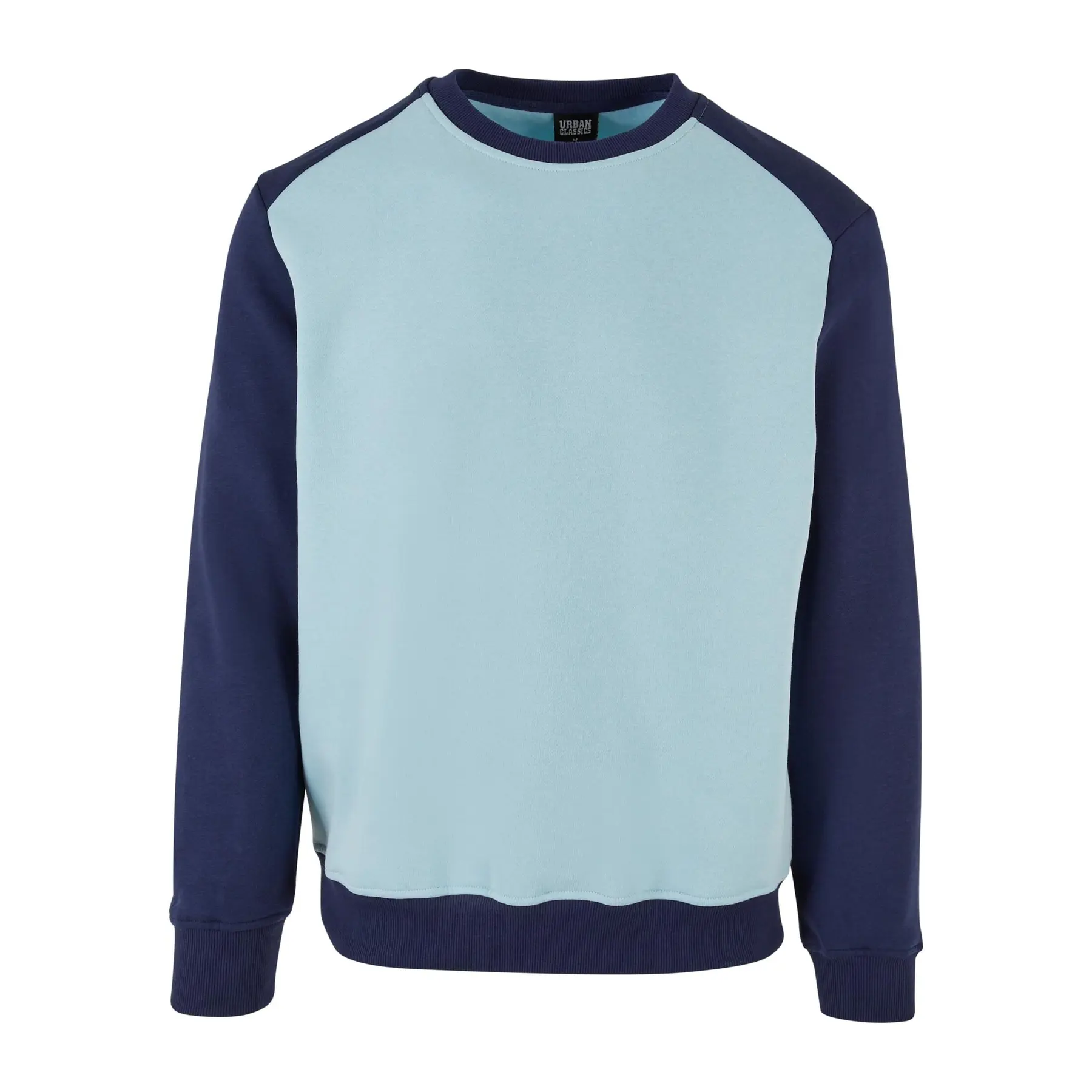 Sweatshirt Rundhalsausschnitt Urban Classics 2-Tone Fake Raglan