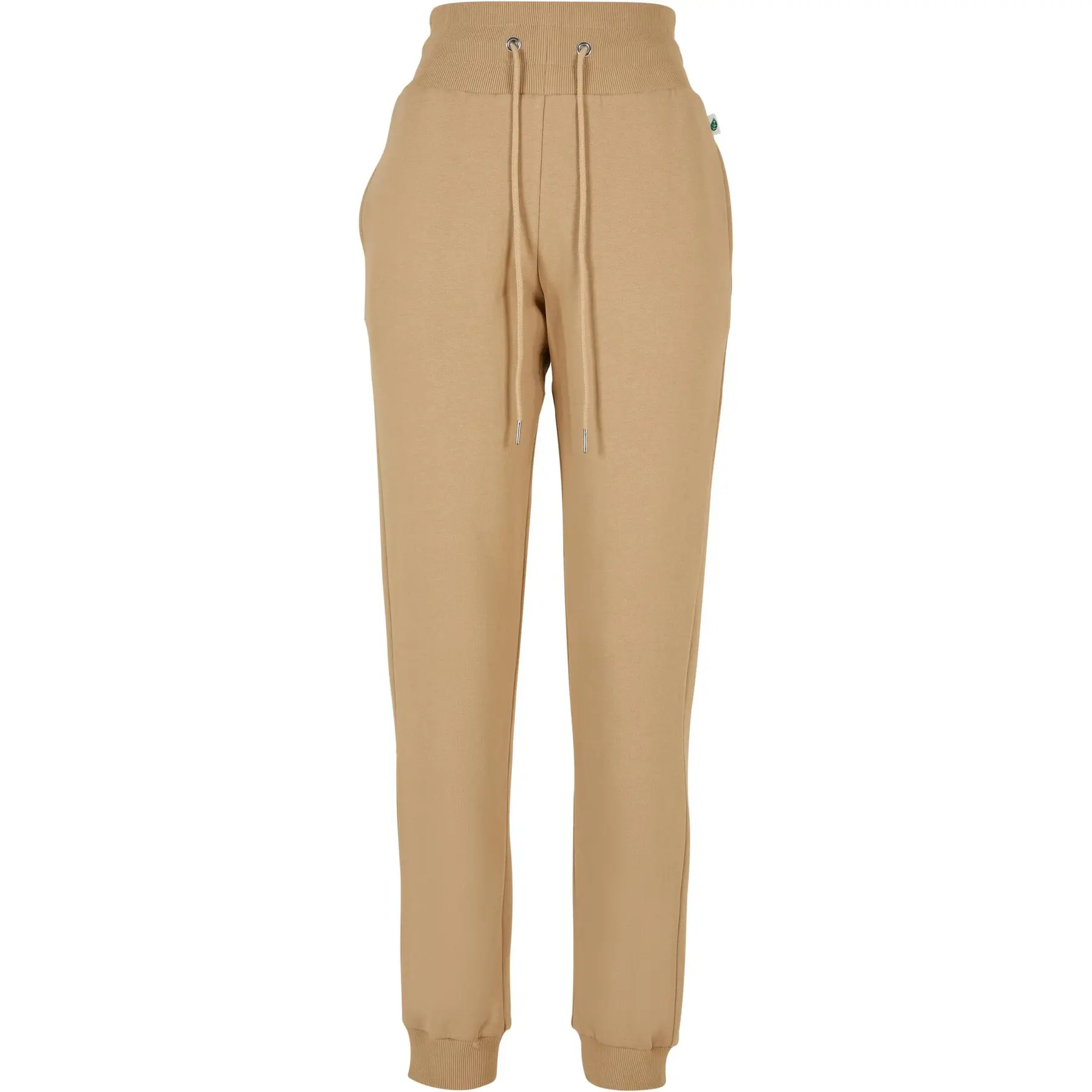 Pantaloni jogger bio a vita alta taglie forti donna Urban Classics