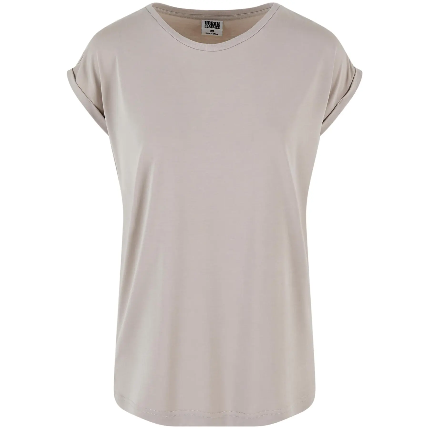 T-Shirt mit verlängerten Schultern aus Modal, Damen Urban Classics