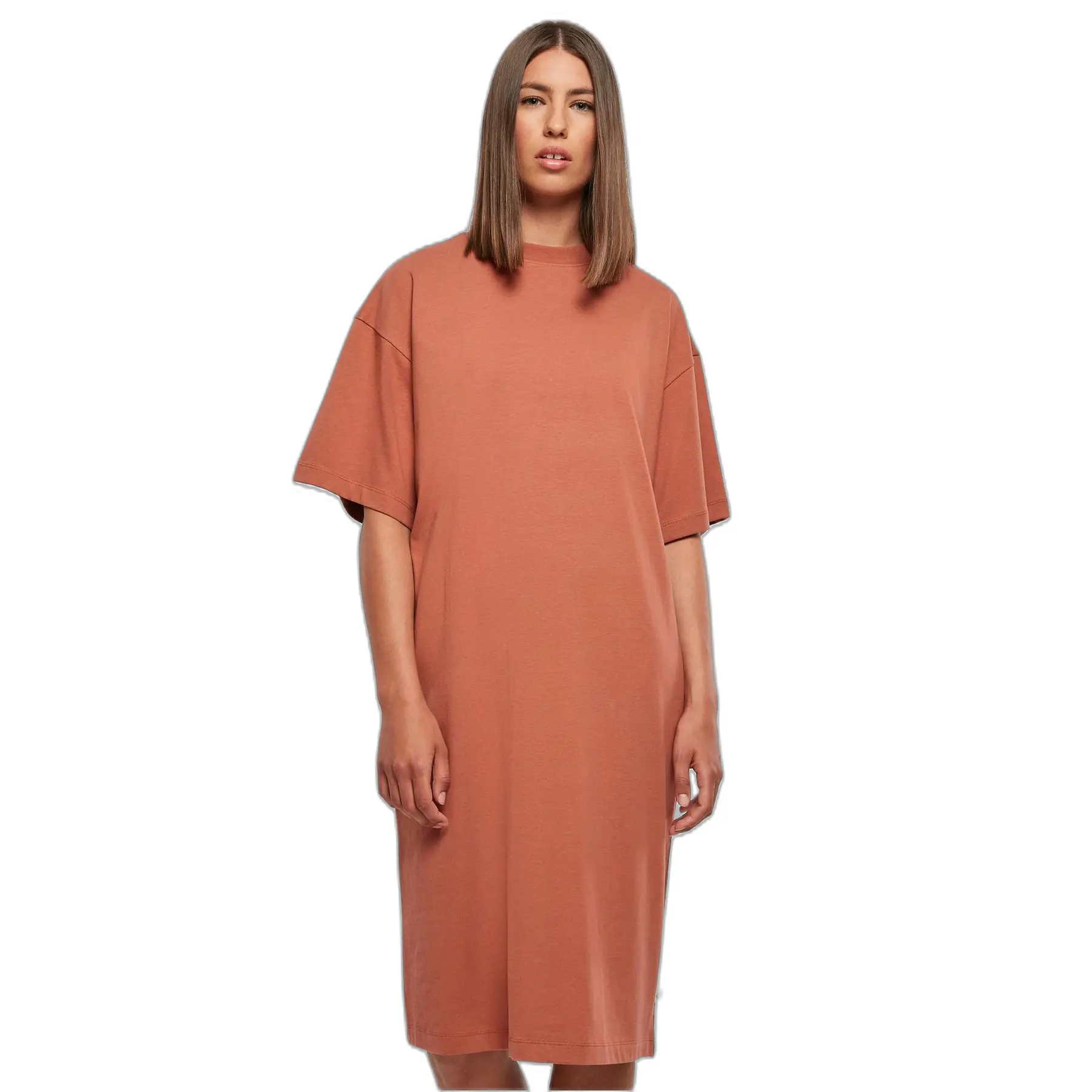 Abito donna oversize in tessuto organico Urban Classics