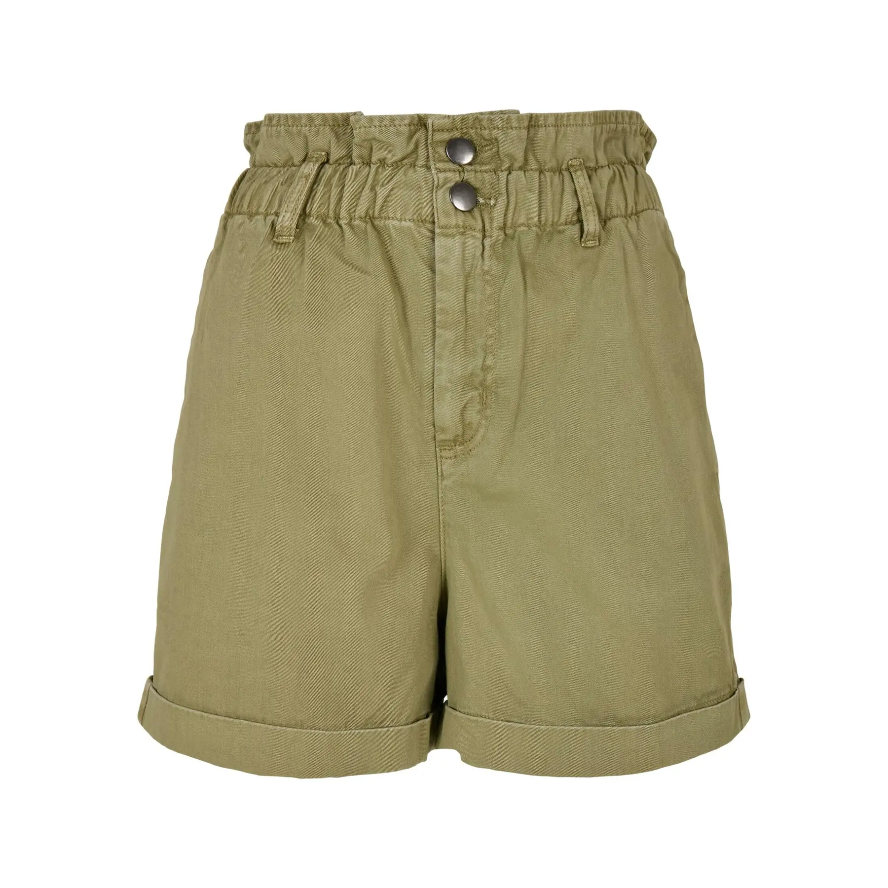 Shorts mit hoher Taille, Damen Urban Classics