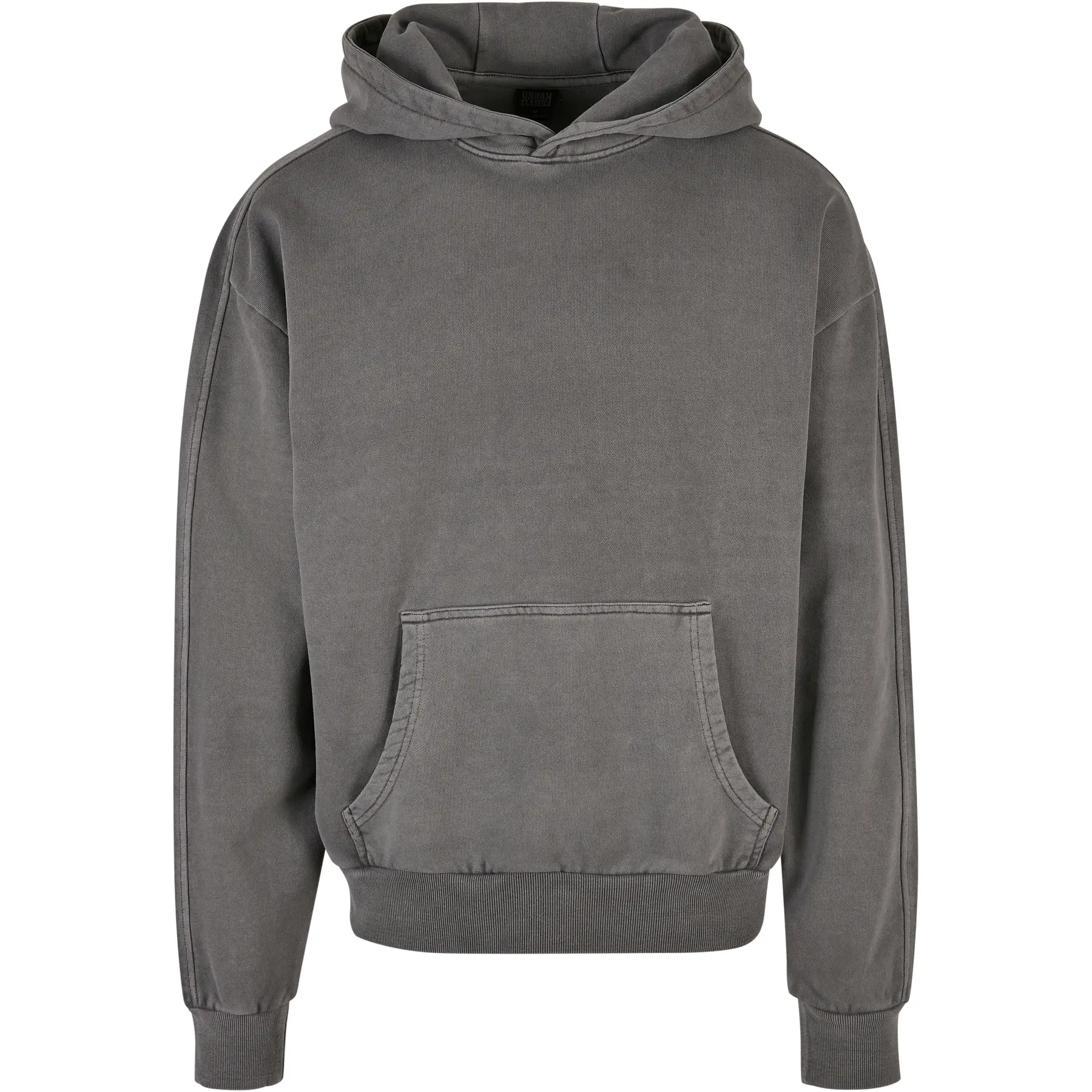 Dickes gefärbtes Kapuzenpullover aus Frottee Urban Classics