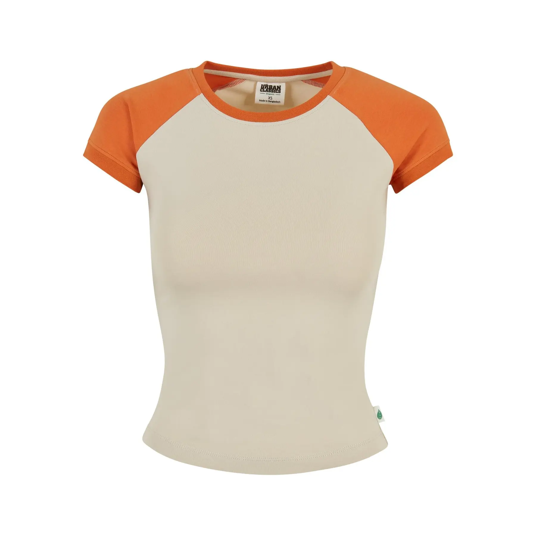 Retro-T-shirt court dehnbar Frau Urban Classics Organic