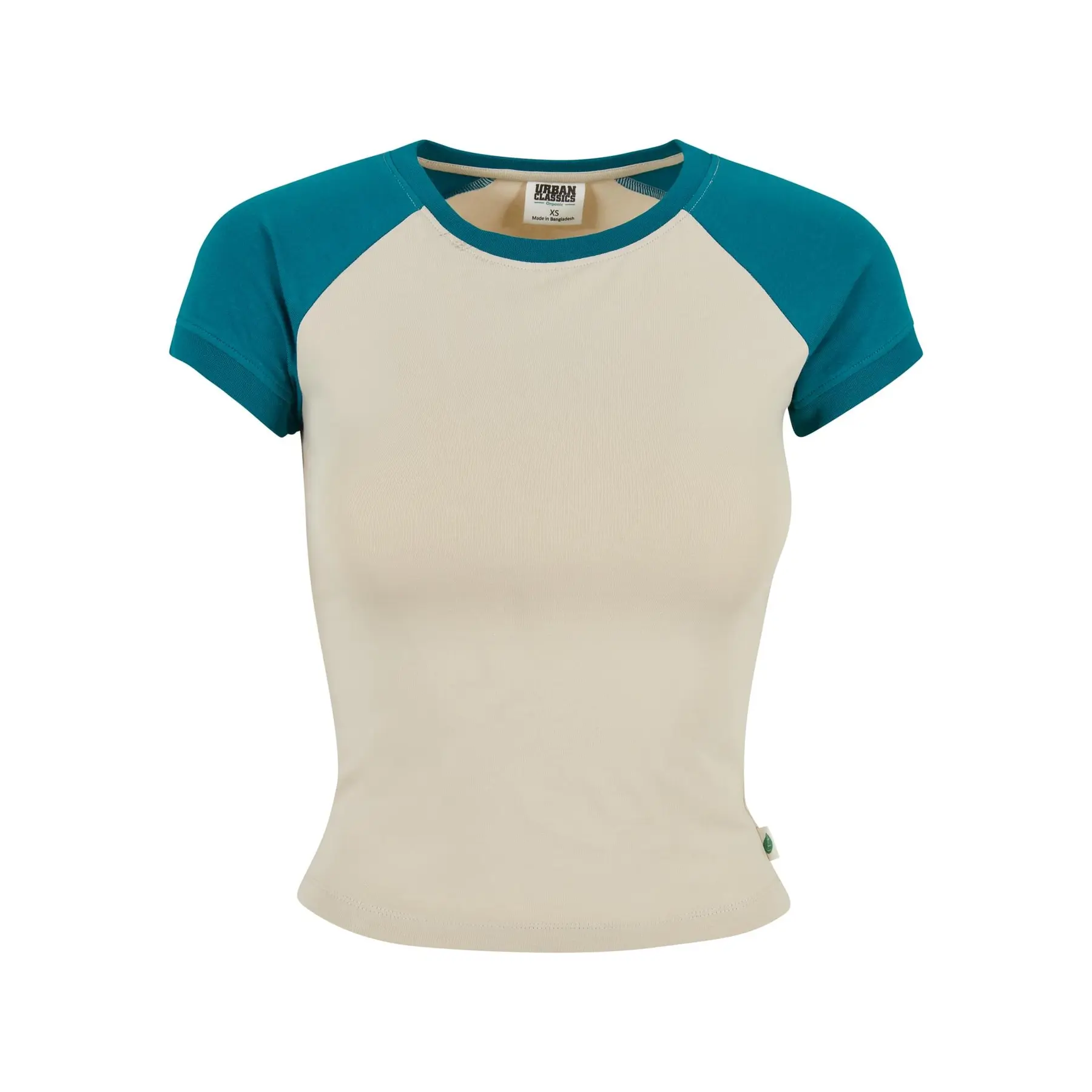 Retro-T-shirt court dehnbar Frau Urban Classics Organic