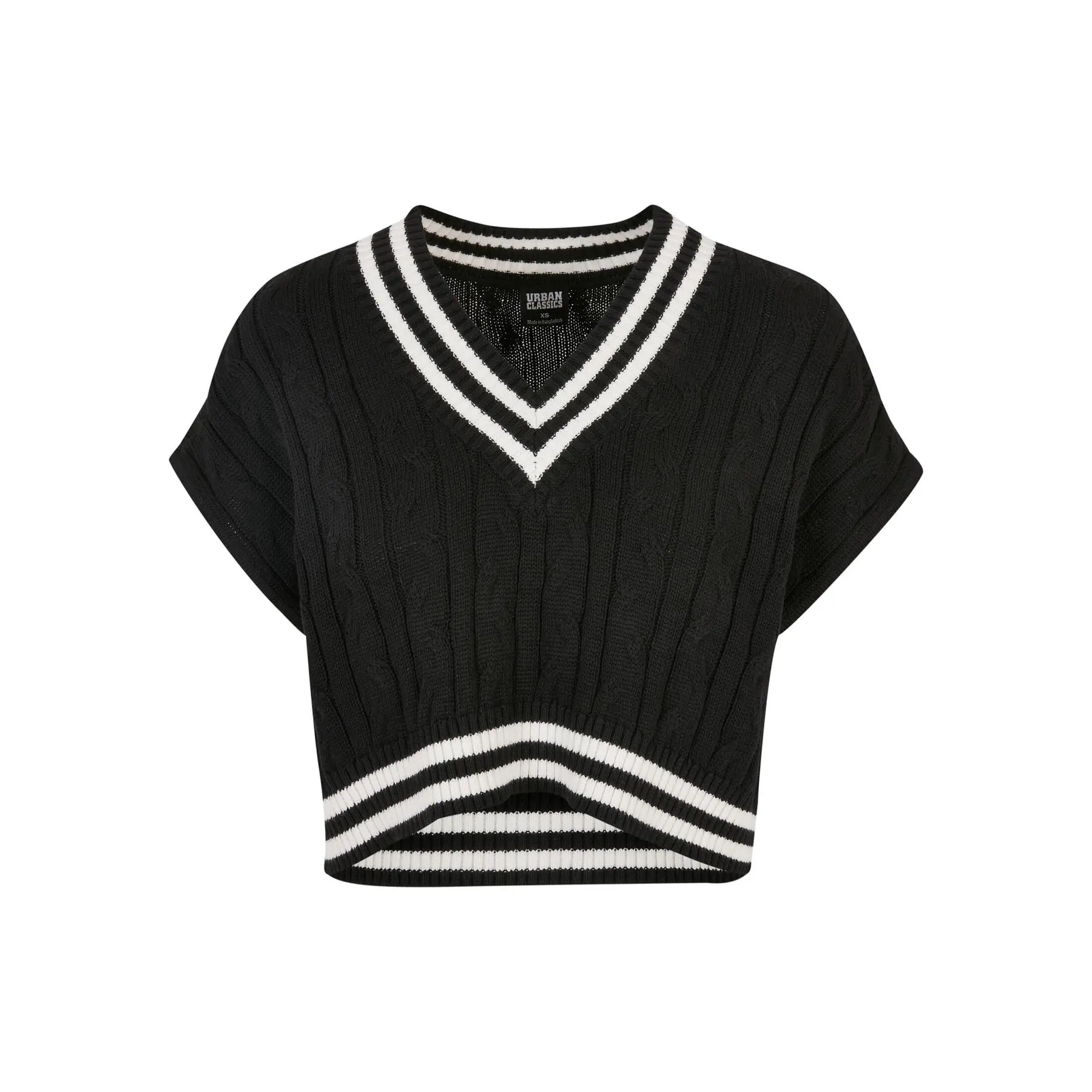 Kurzer Strickpullover Frau Urban Classics College