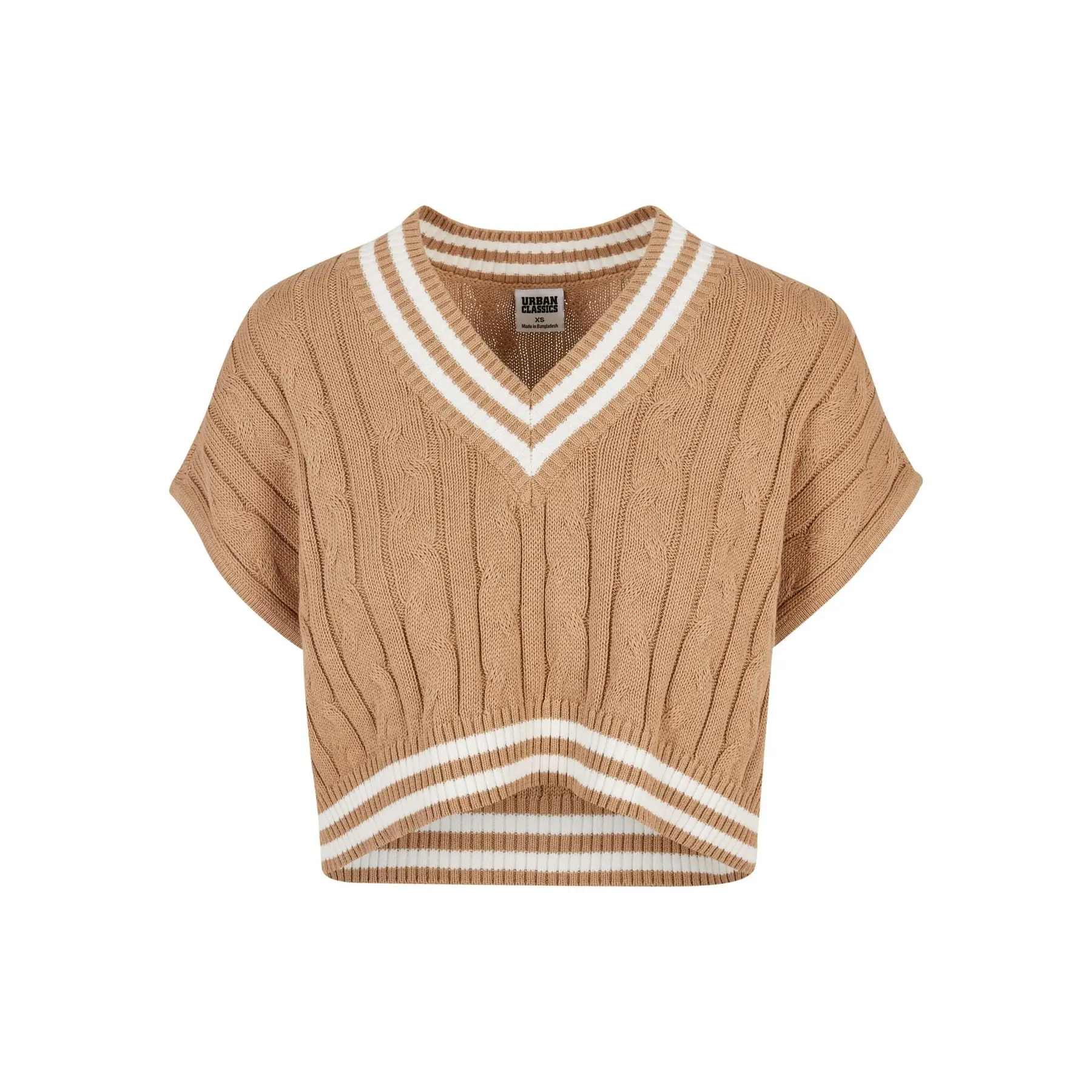 Kurzer Strickpullover Frau Urban Classics College