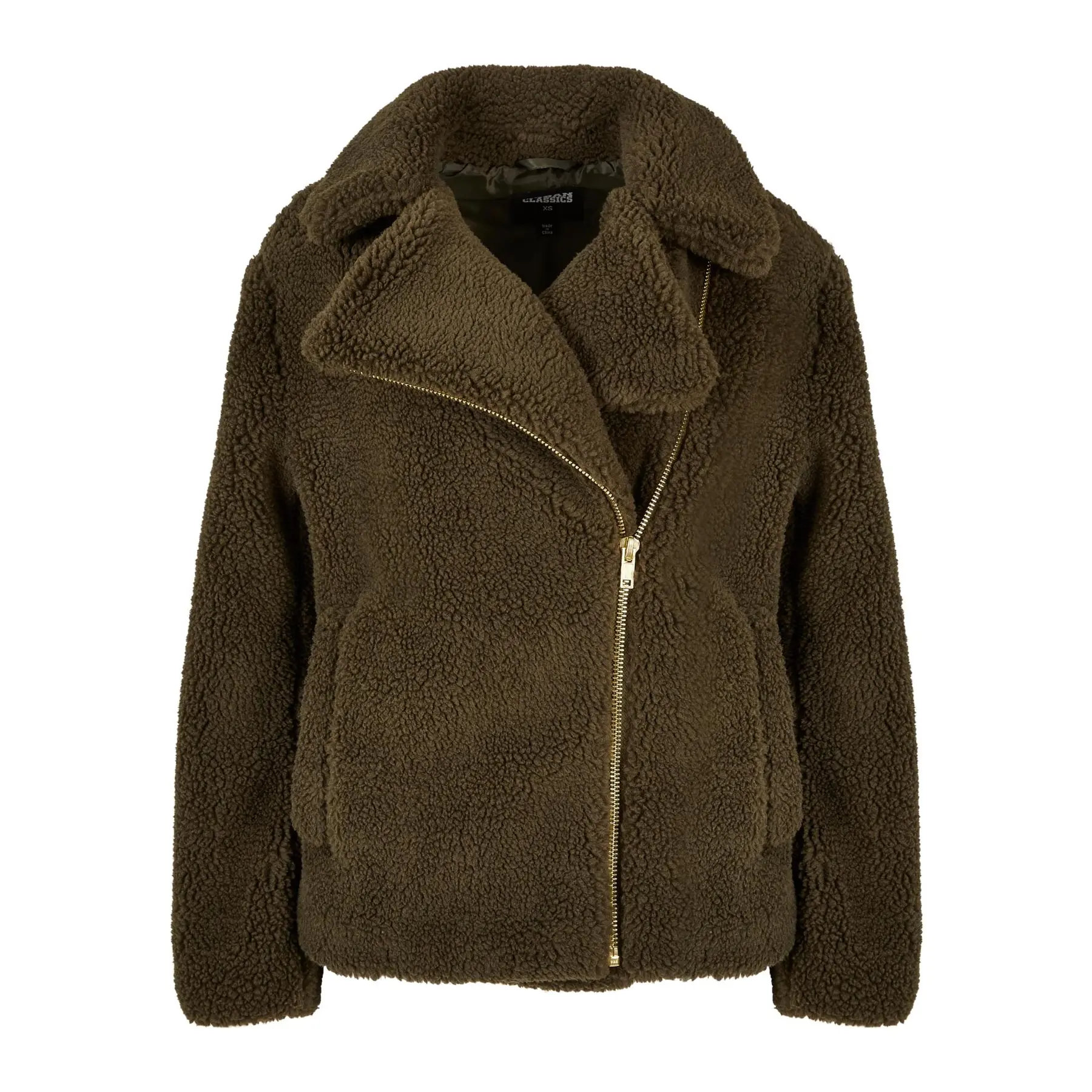 Sherpa Biker Fleece Frau Urban Classics