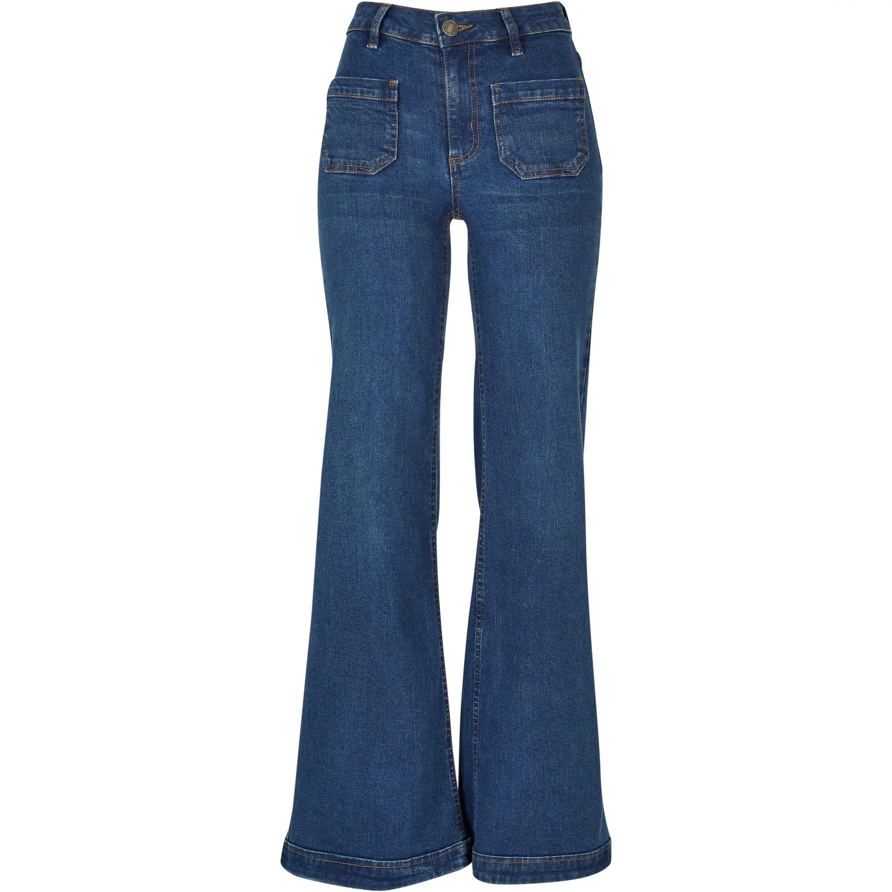 Jeans ausgestellt Damen Urban Classics Vintage