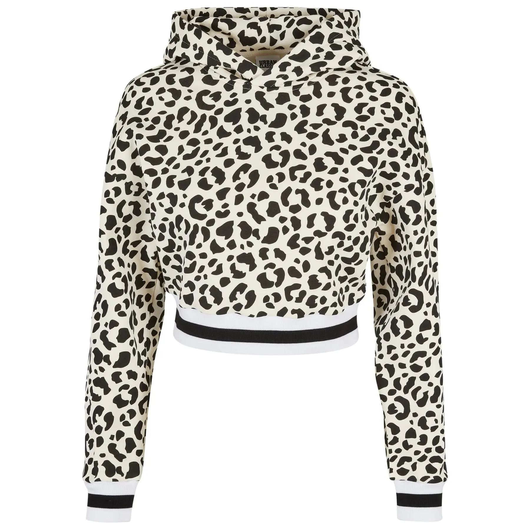 Hoodie court Damen Urban Classics AOP College