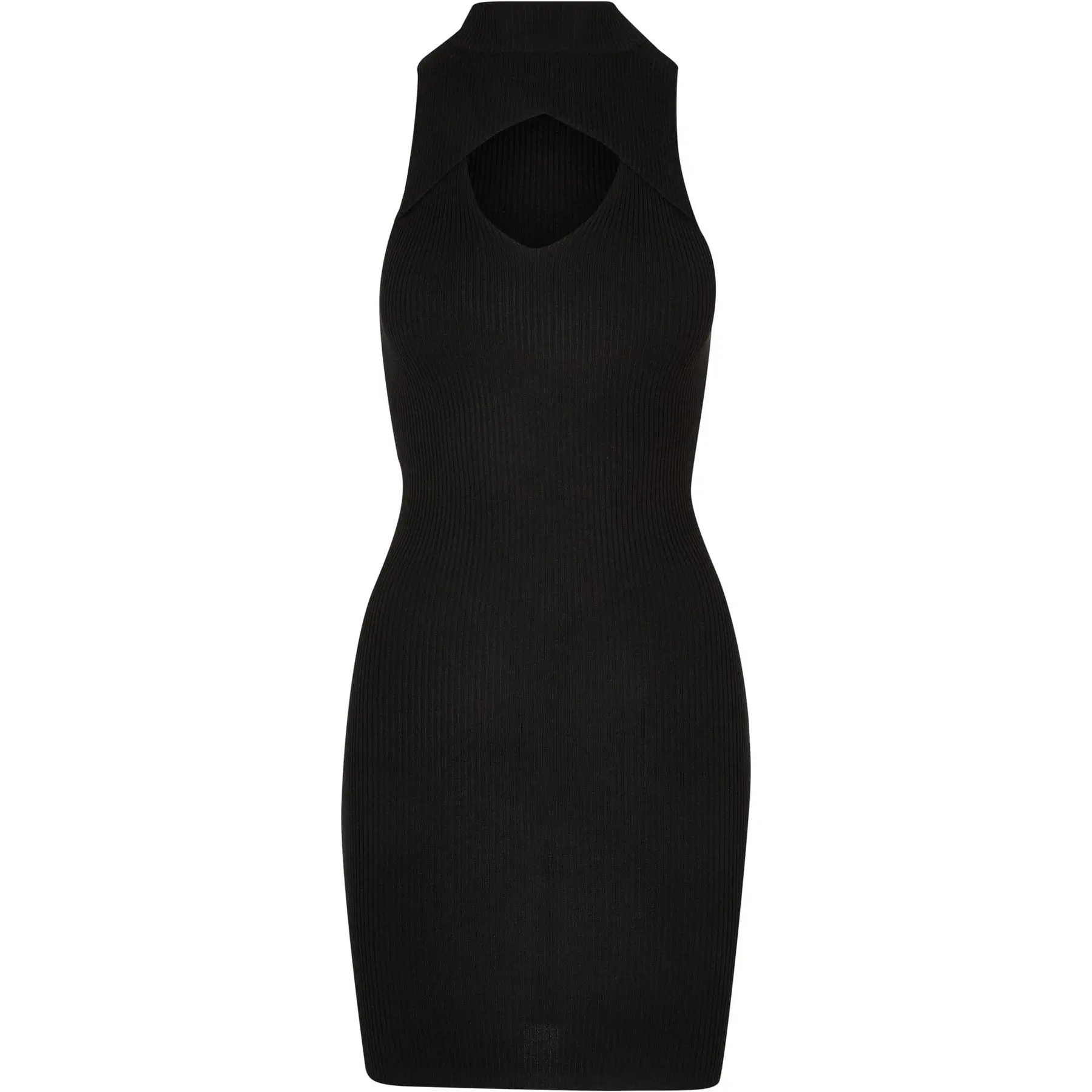 Ärmelloses, ausgeschnittenes Kleid, Frau Urban Classics