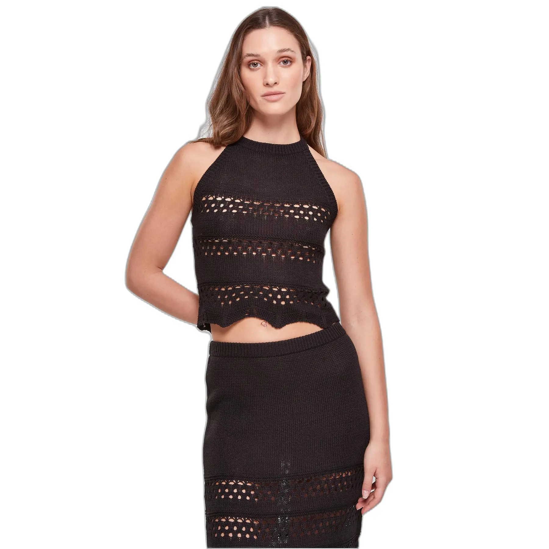 court Häkelstrick-Top Damen Urban Classics