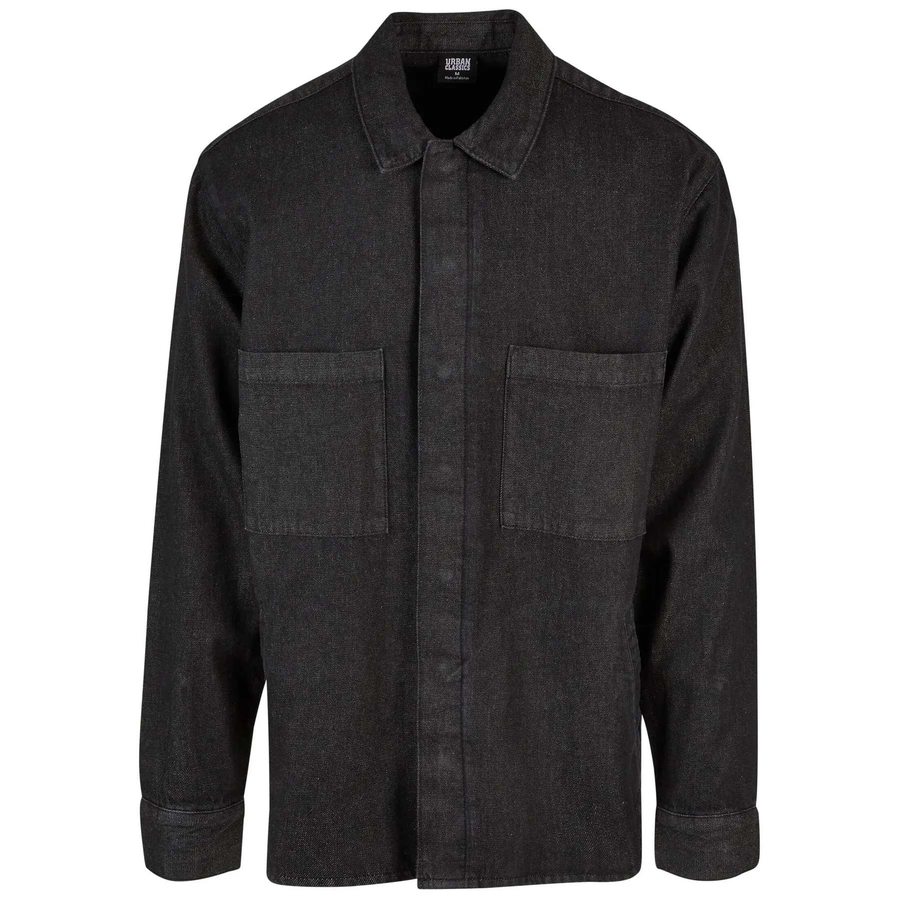 Camicia in denim oversize con tasche