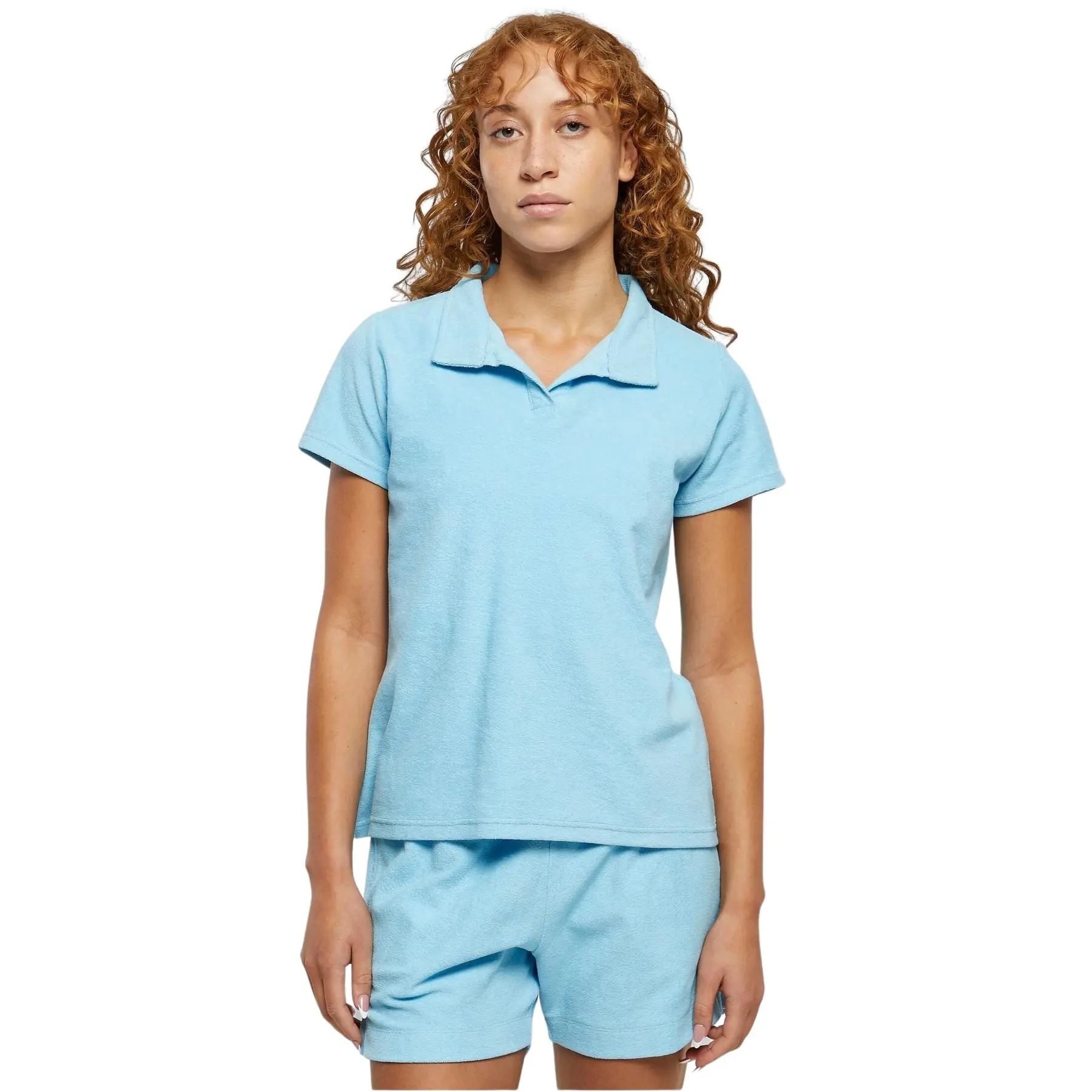 Bade-Poloshirt, Damen Urban Classics
