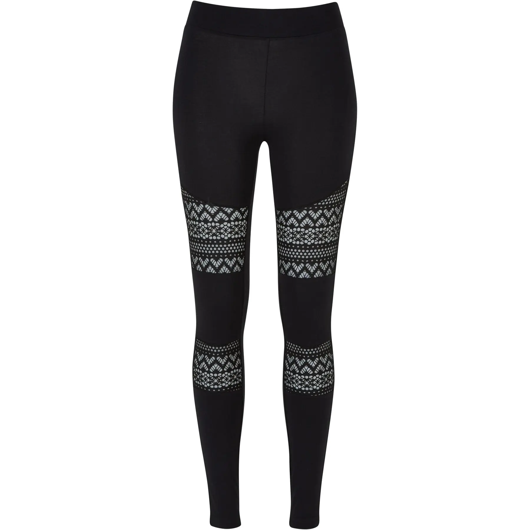 Legging mit Intarsien aus Häkelspitze Frau Urban Classics