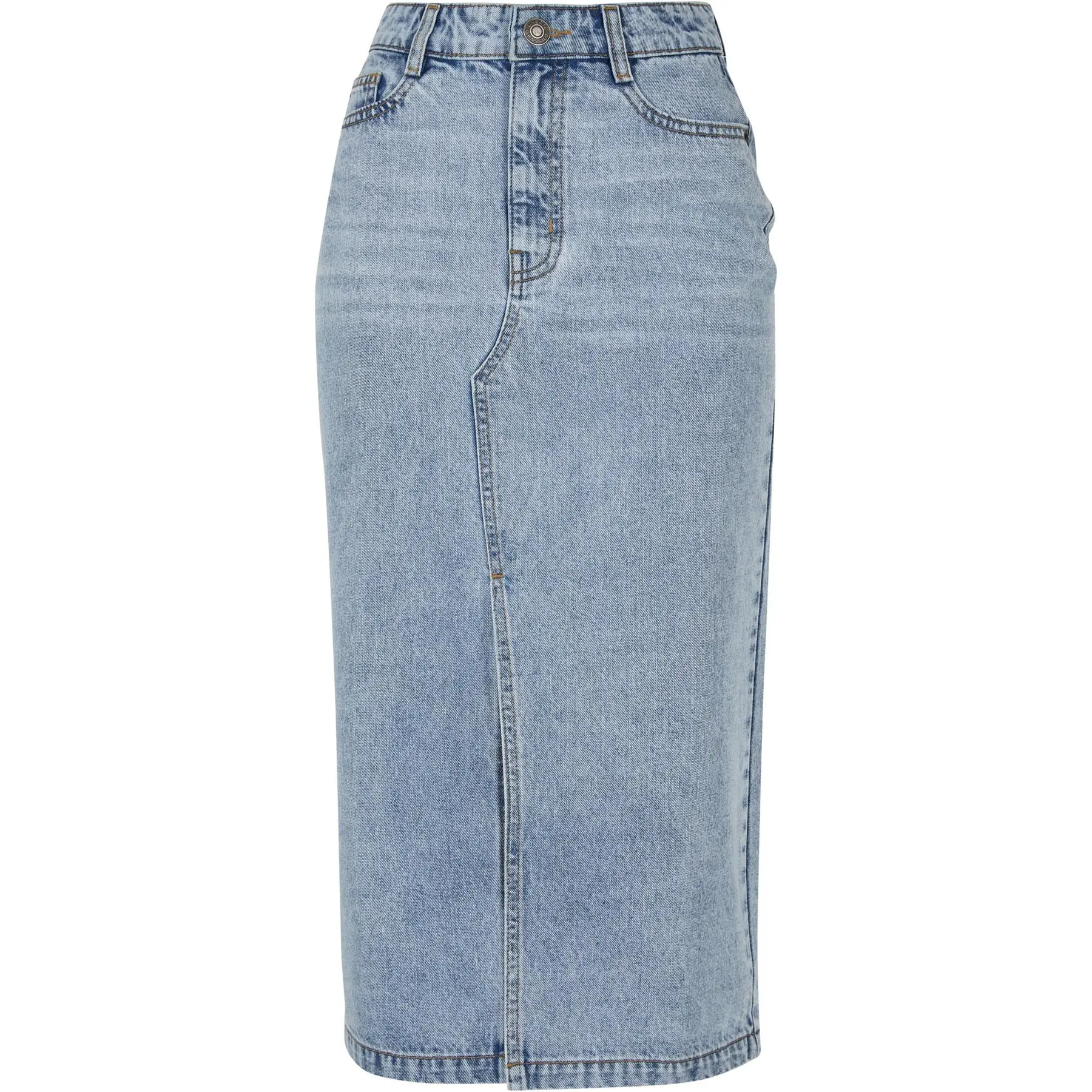 Gonna in denim da donna di media lunghezza Urban Classics