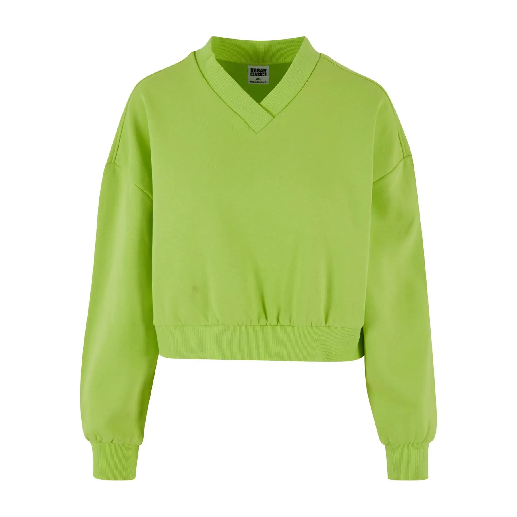 Sweatshirt mit V-Ausschnitt, Damen Urban Classics