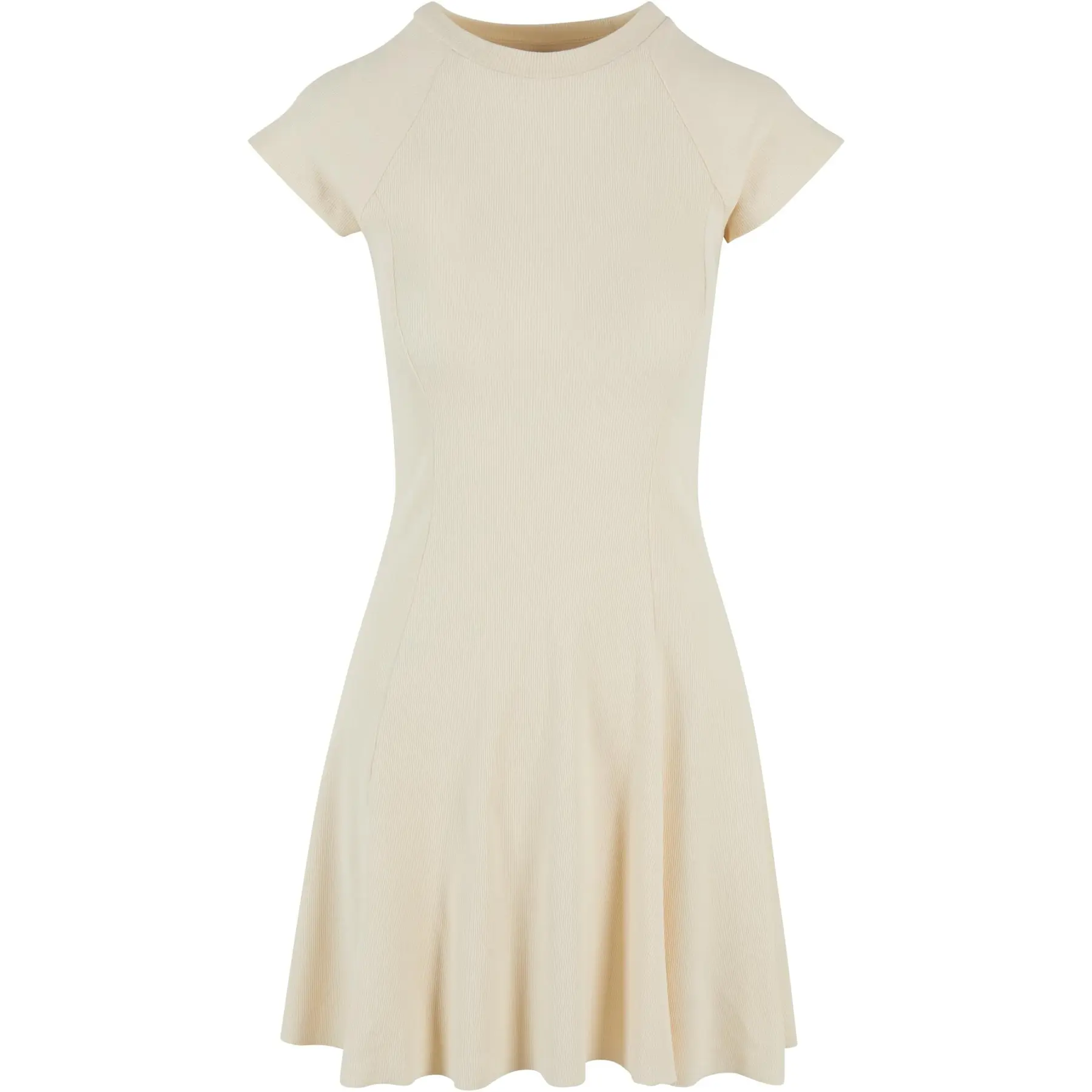 Geripptes Patinenkleid für Frauen Urban Classics
