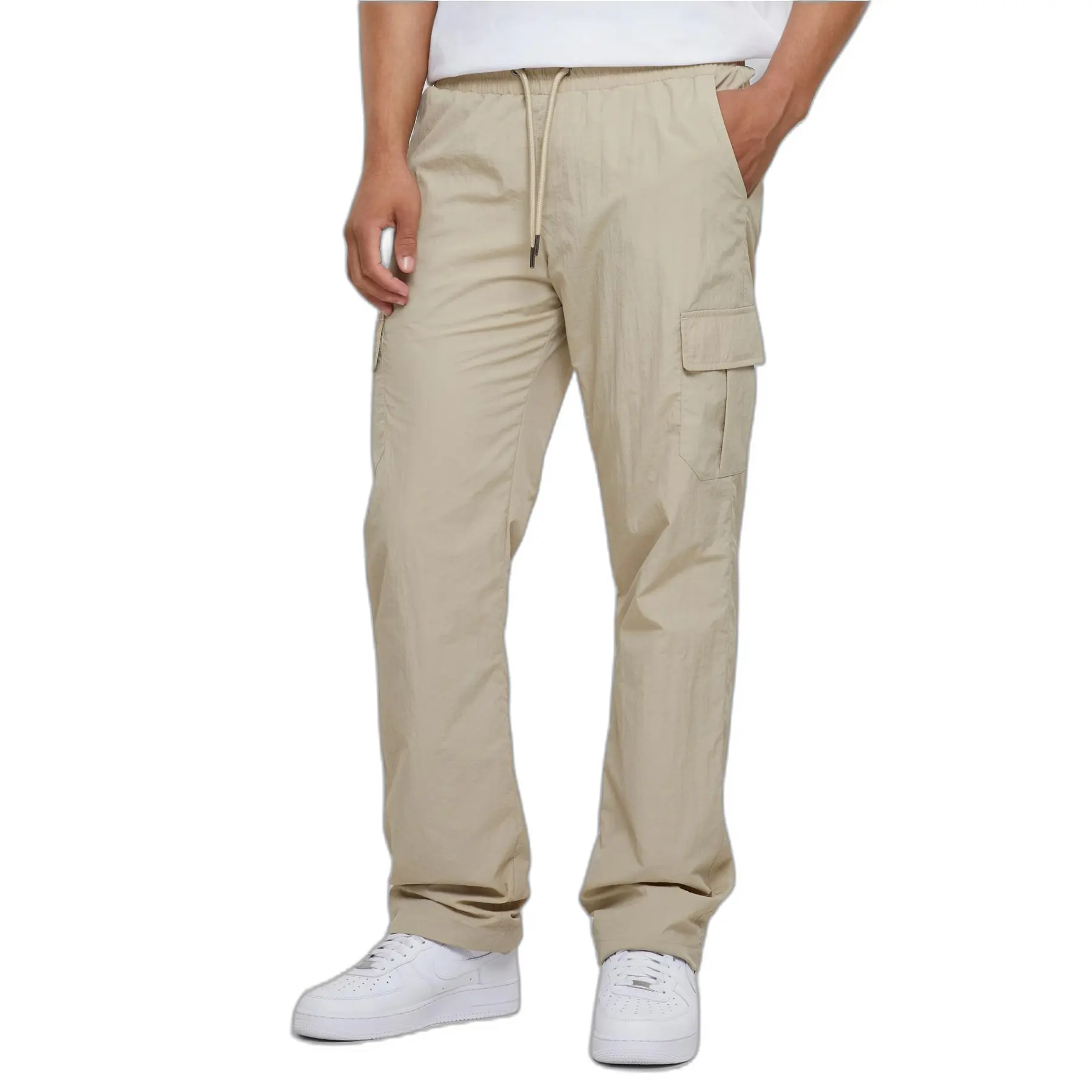 Pantaloni cargo in nylon a gamba dritta Urban Classics