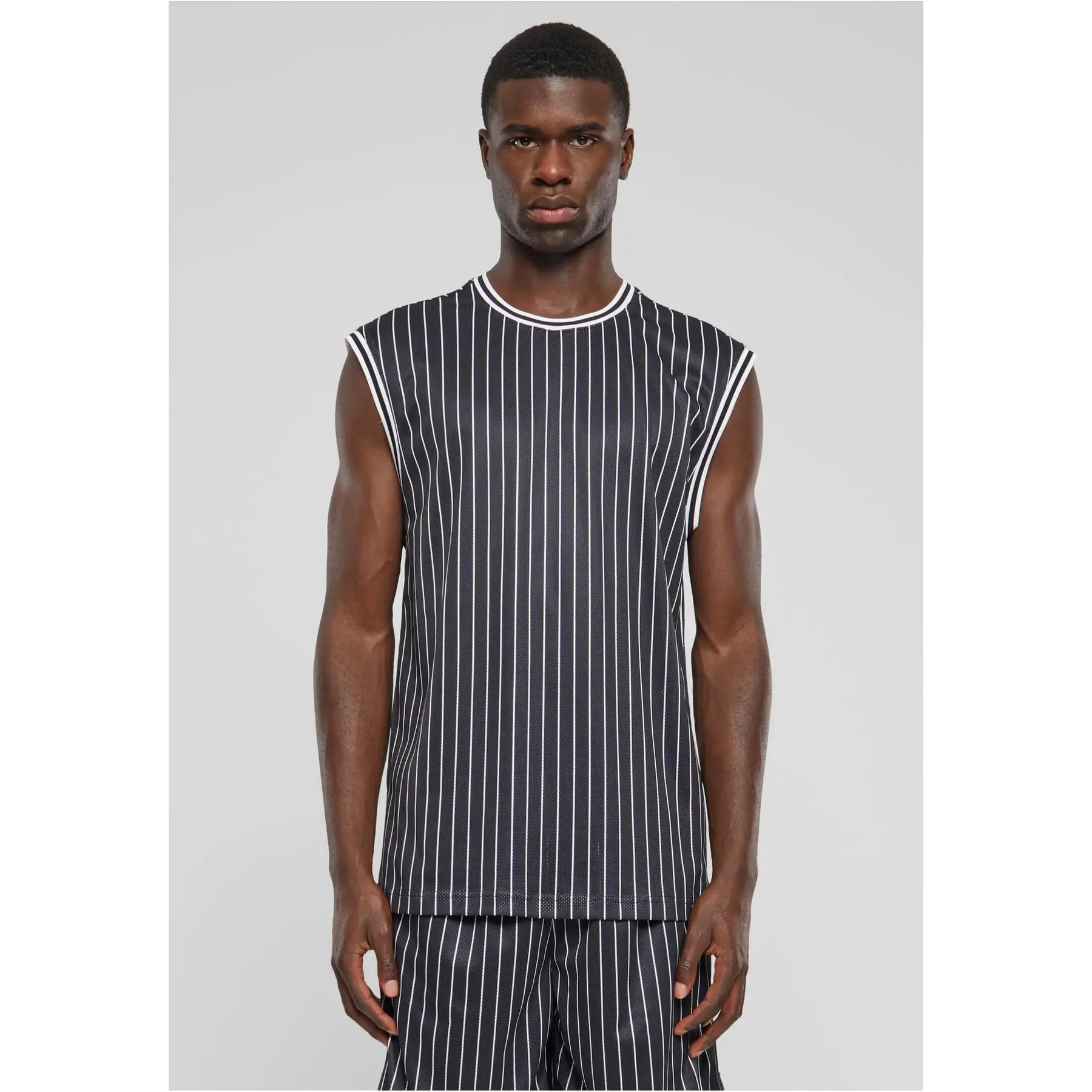 Tanktop aus gestreiftem Mesh Urban Classics