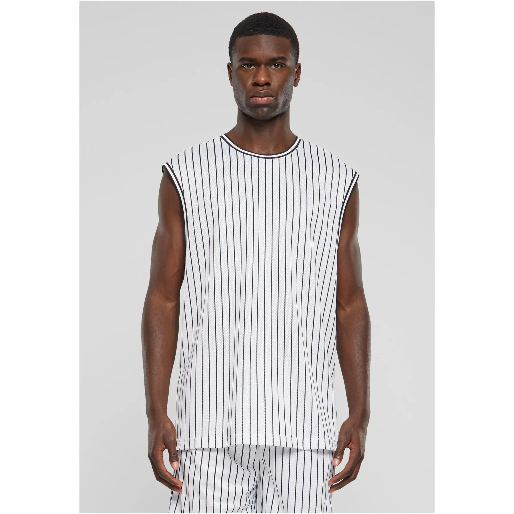 Tanktop aus gestreiftem Mesh Urban Classics