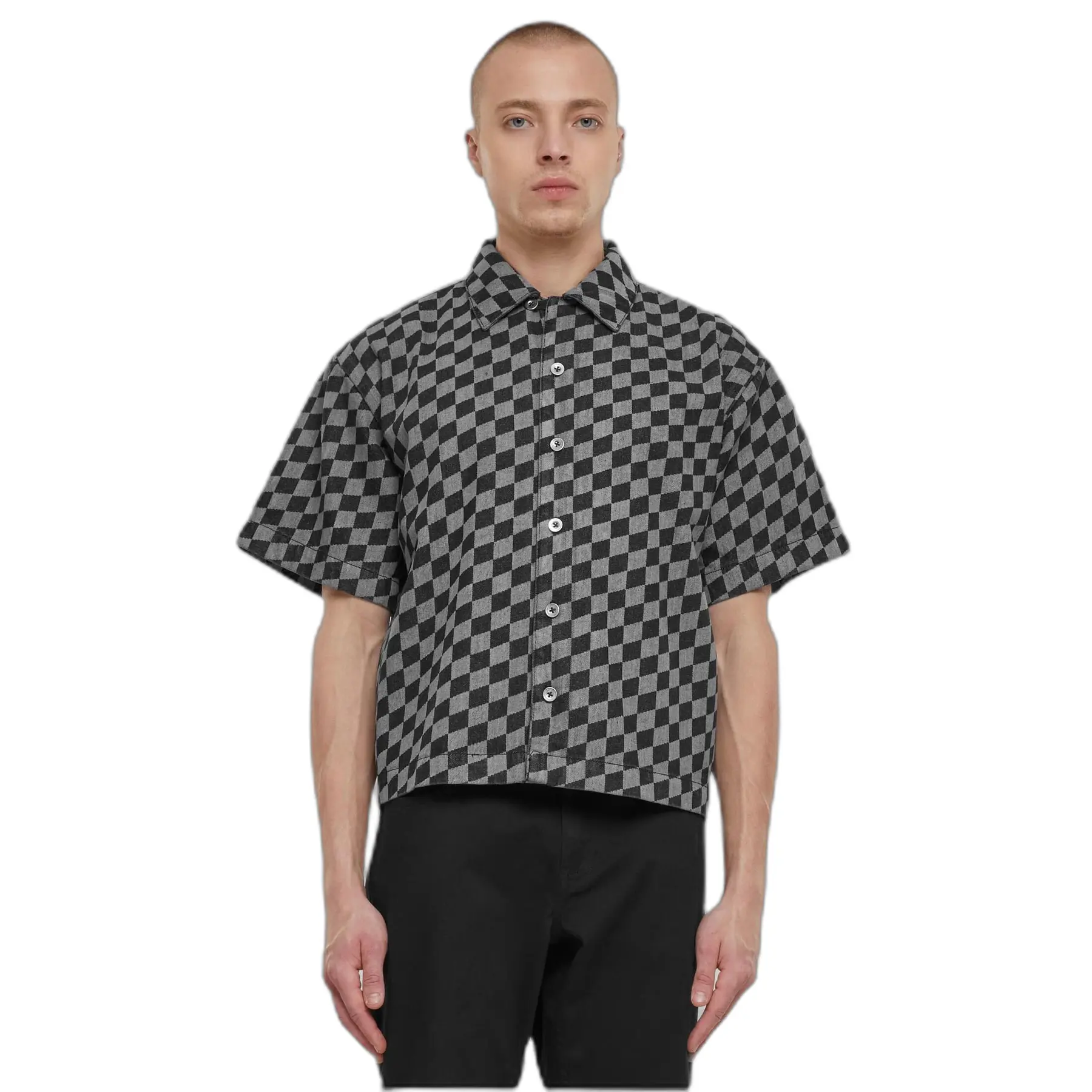 Camicia boxy stampata