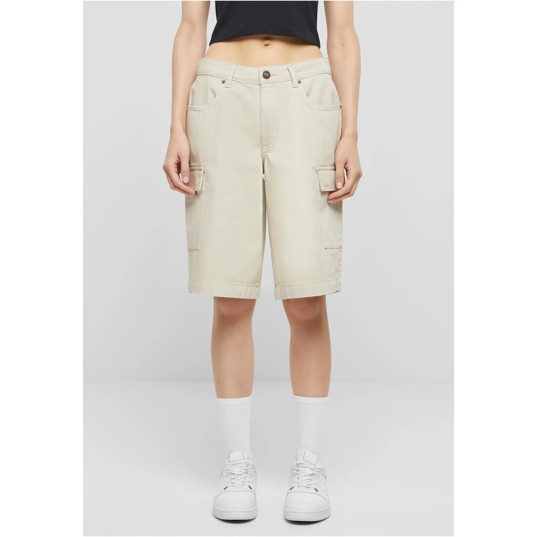 Bermuda-Shorts aus Baumwolle, Damen Urban Classics