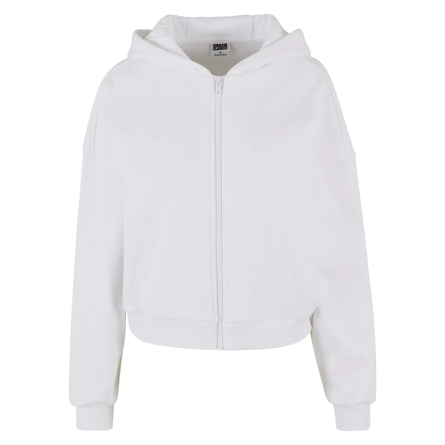 Kurzes Hoodie und Reißverschluss, Damen Urban Classics Cozy