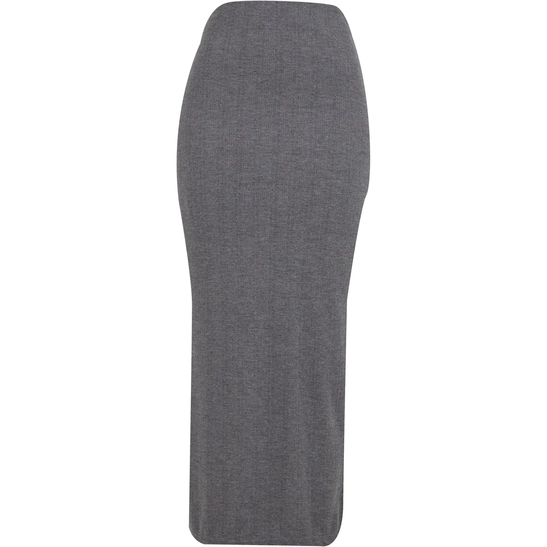 Hohe gesplitterte Damenrock Urban Classics Rib