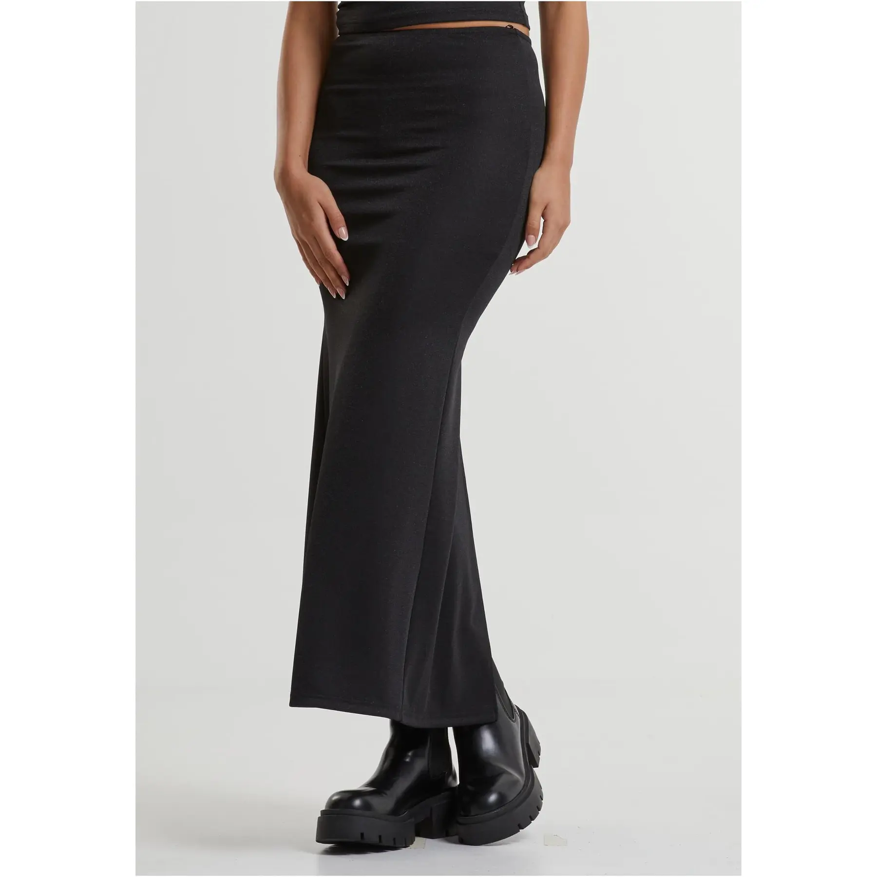 Lange Paillettenrock Damen Urban Classics