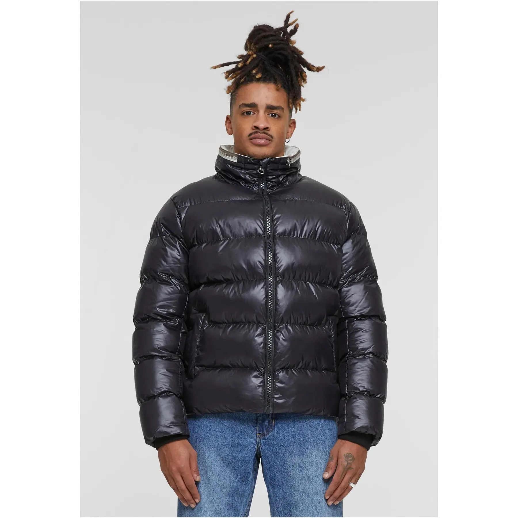 Piumino con zip