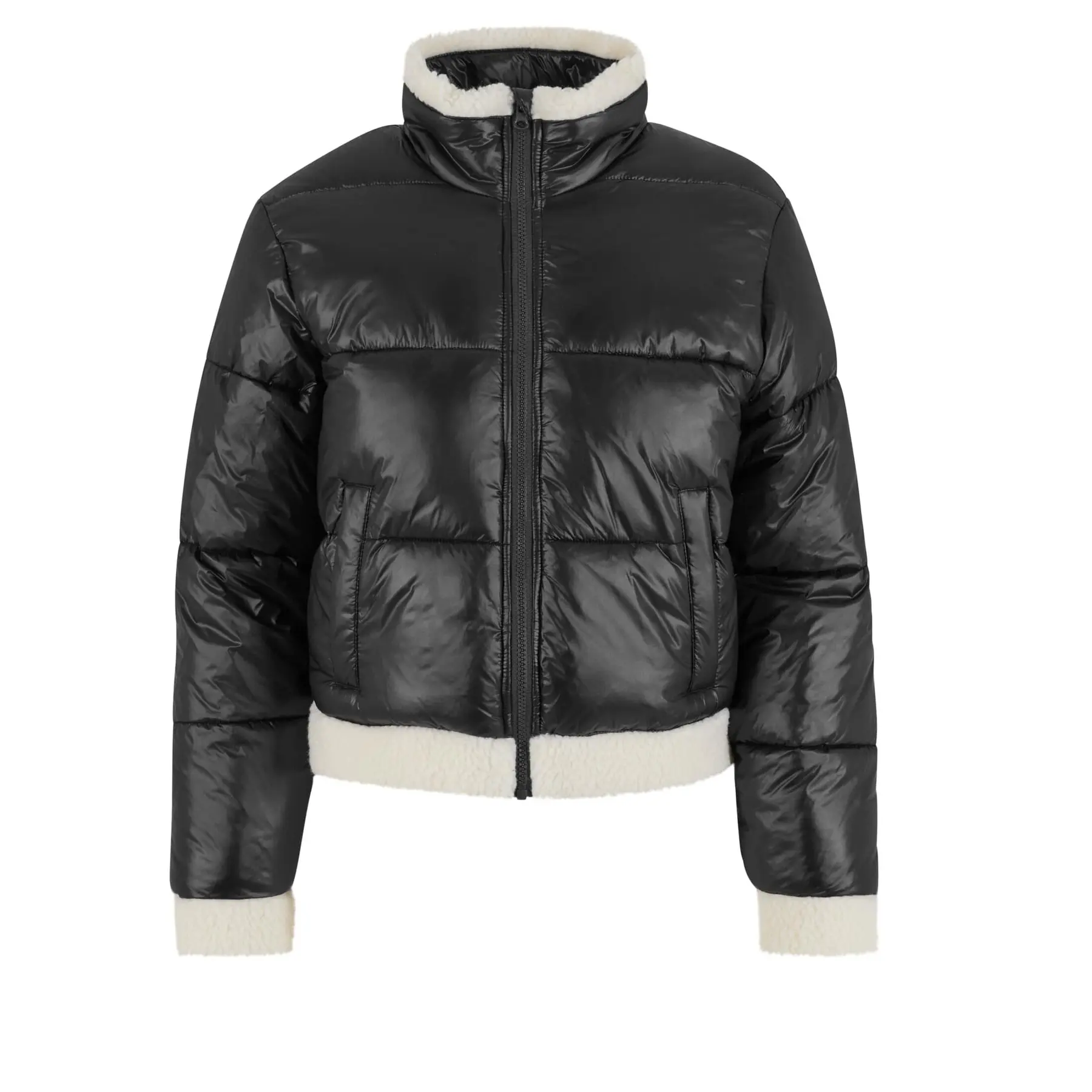 Damen Recycled Daunenjacke Urban Classics Sherpa