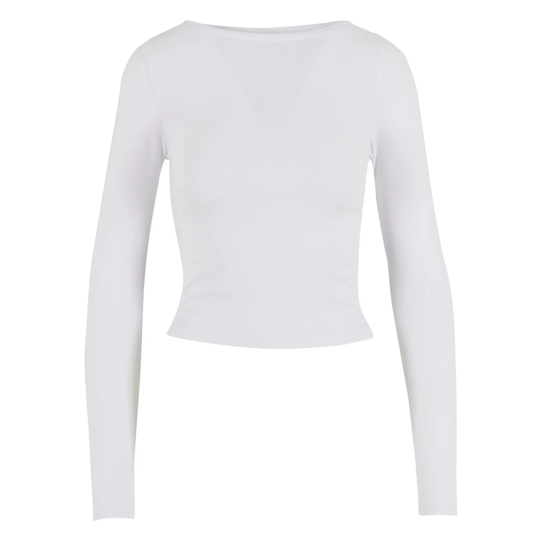 Maglietta a manica lunga da donna Urban Classics Ruffled Super Slim