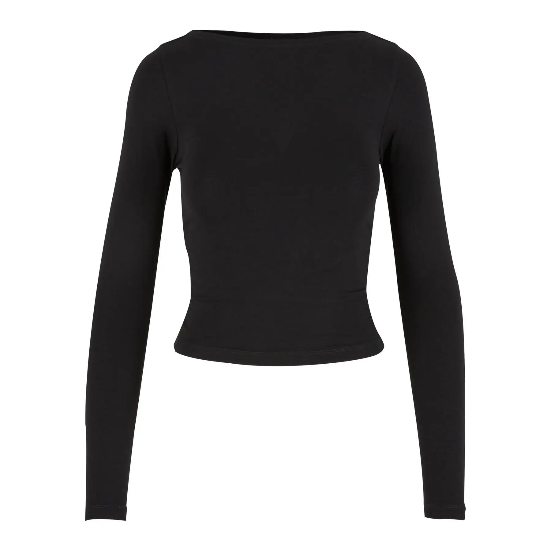 Maglietta a manica lunga da donna Urban Classics Ruffled Super Slim (x2)