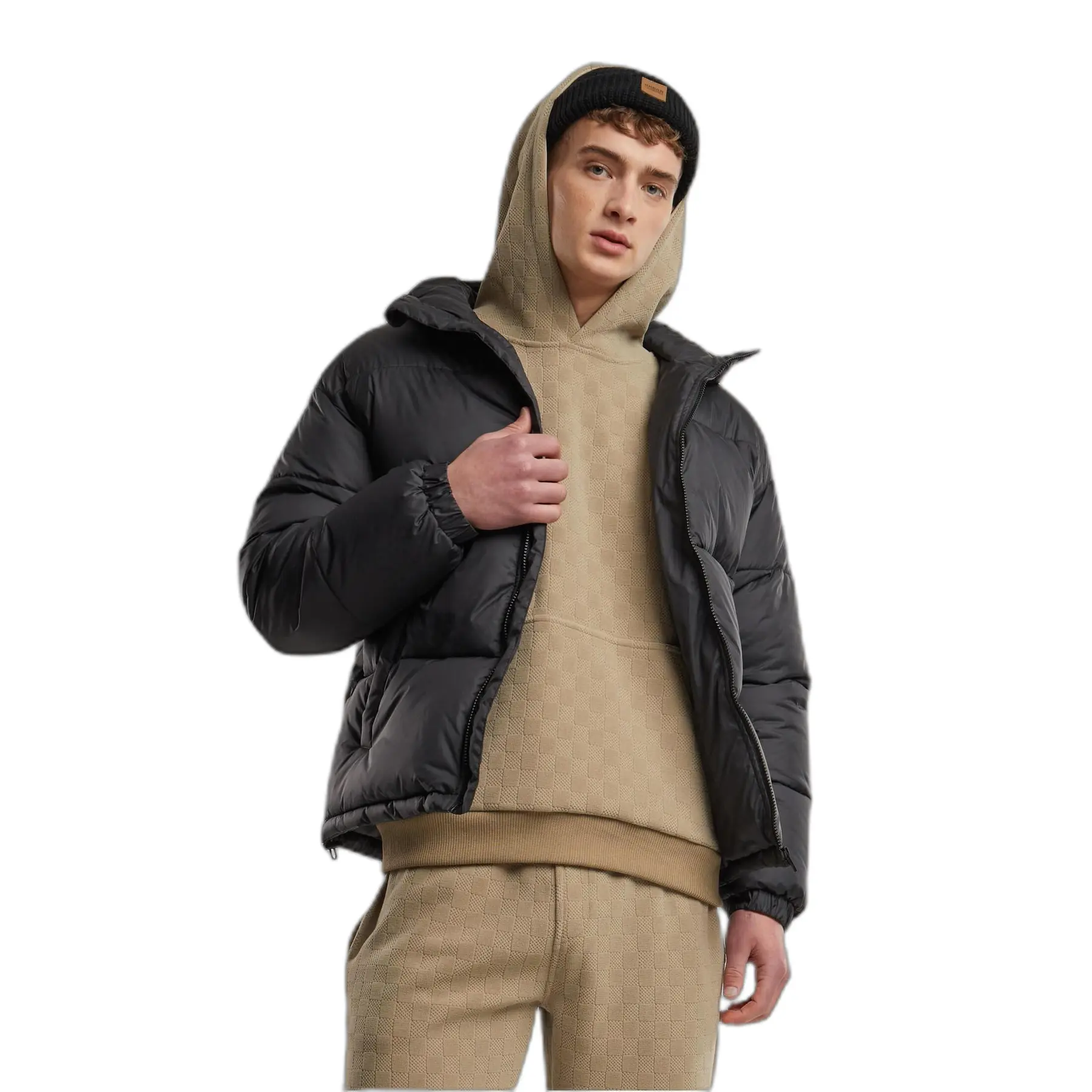 Giacca a vento con cappuccio basic