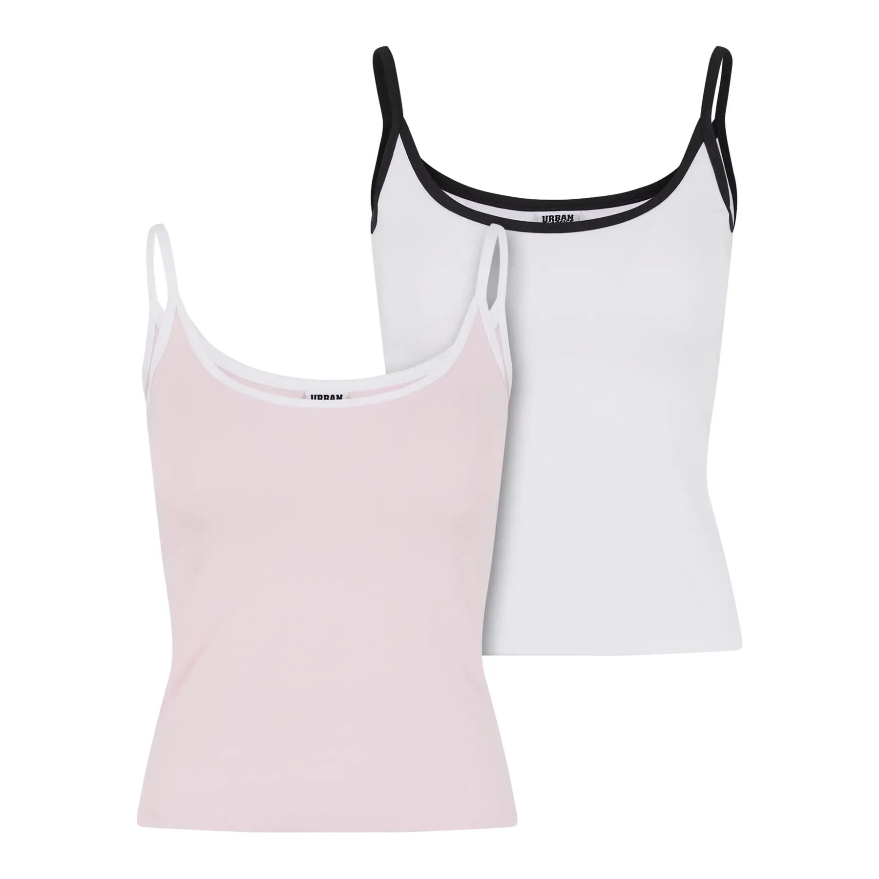 Canottiera da donna Urban Classics Contrast Basic (x2)