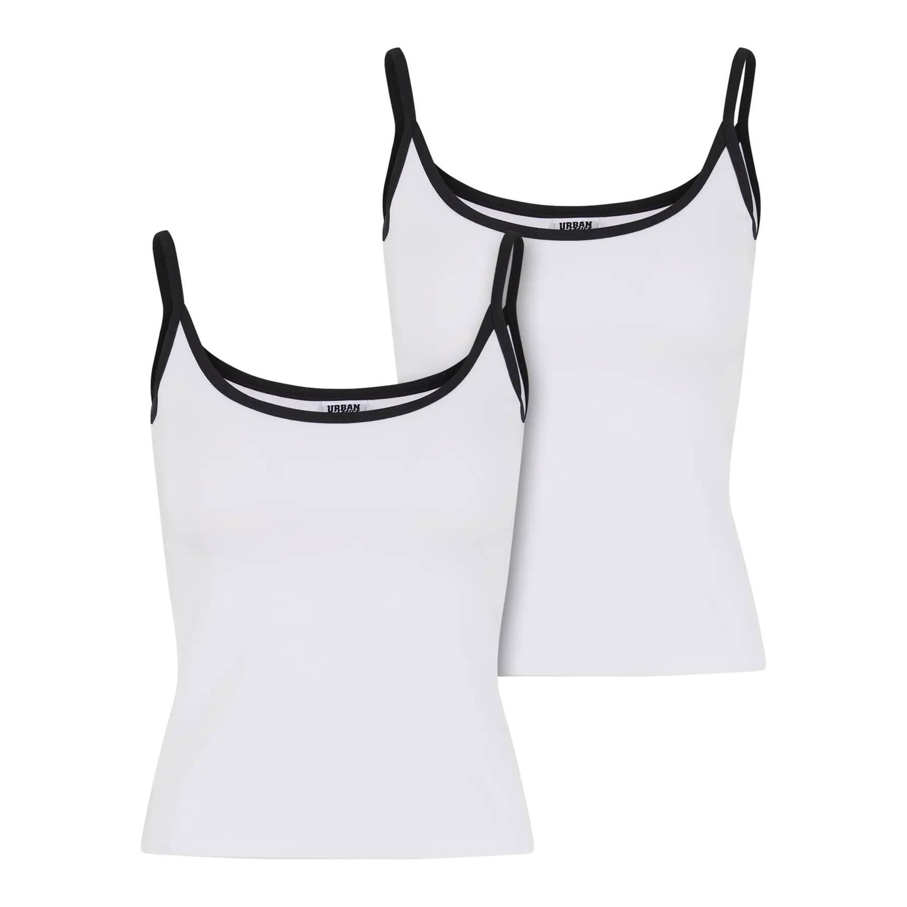 Canottiera da donna Urban Classics Contrast Basic (x2)