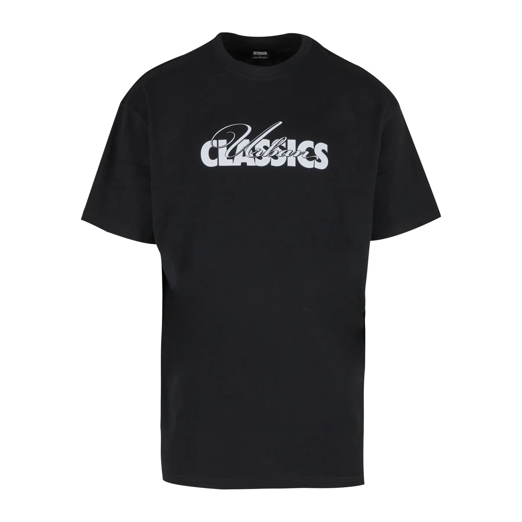 Oversized T-Shirt Urban Classics Cursive Bold Logo Heavy