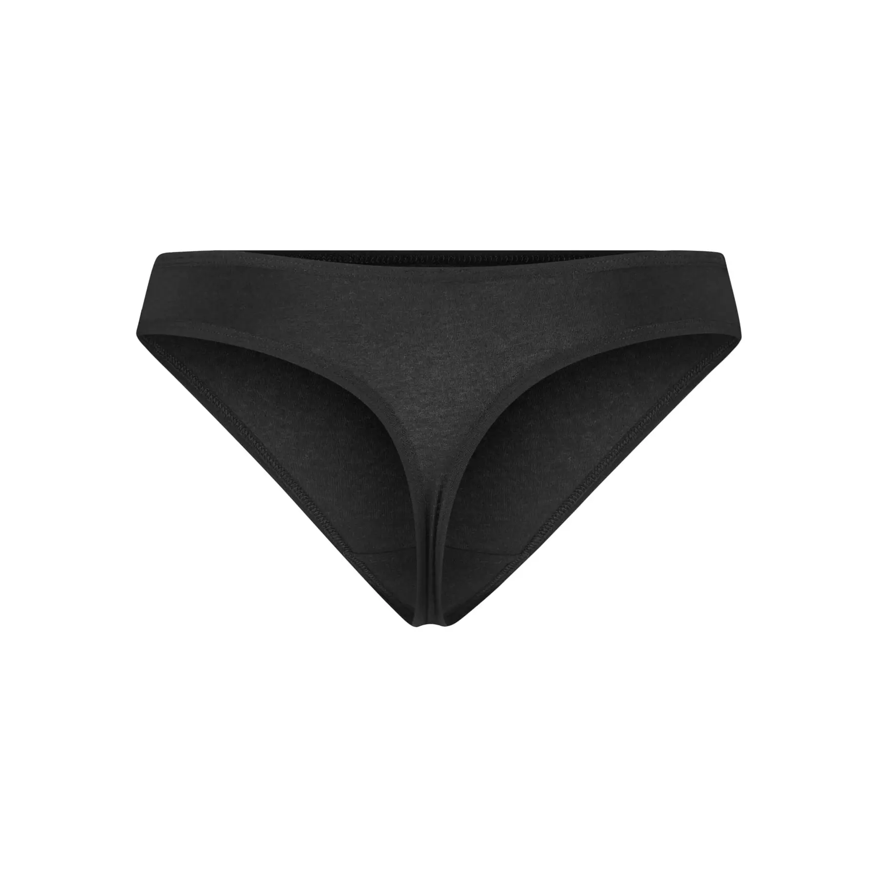 Urban Classics Ondergoed - Basic katoenen strings (Set van 5) - S tot XL - voor Vrouwen - zwart