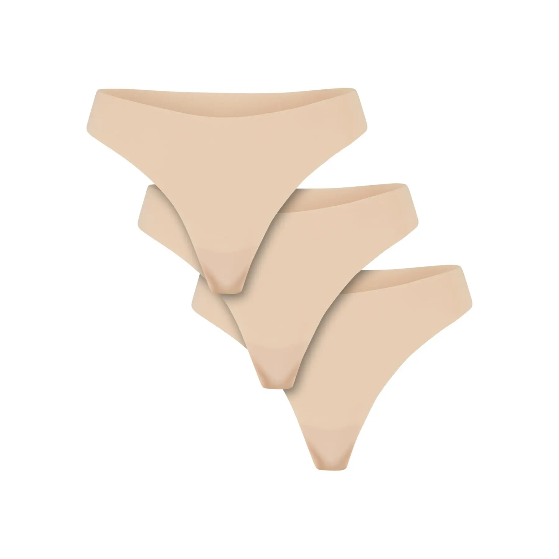 Mutandine da donna Urban Classics Lasercut Tanga (x3)