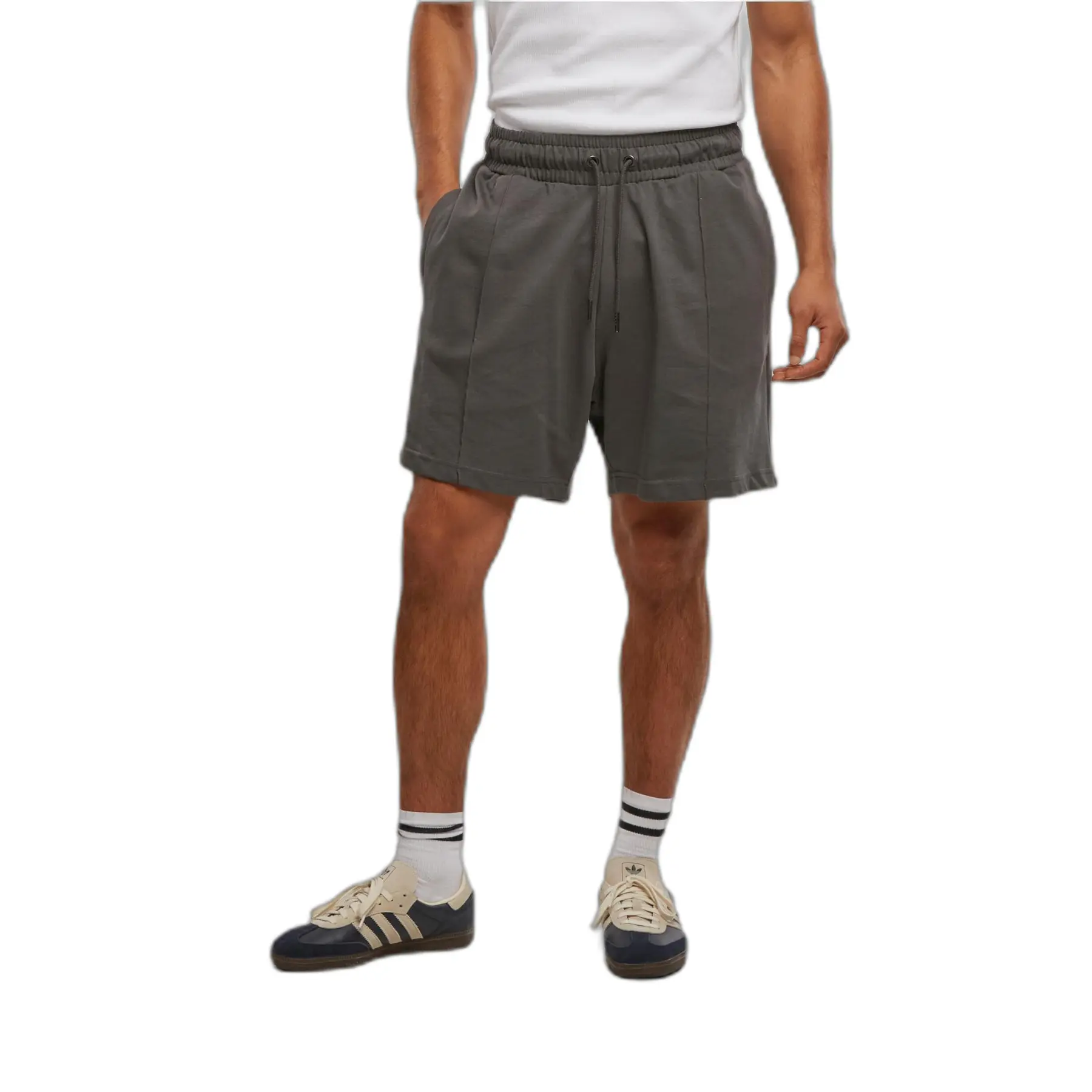 Shorts in jersey  Heavy Pintuck