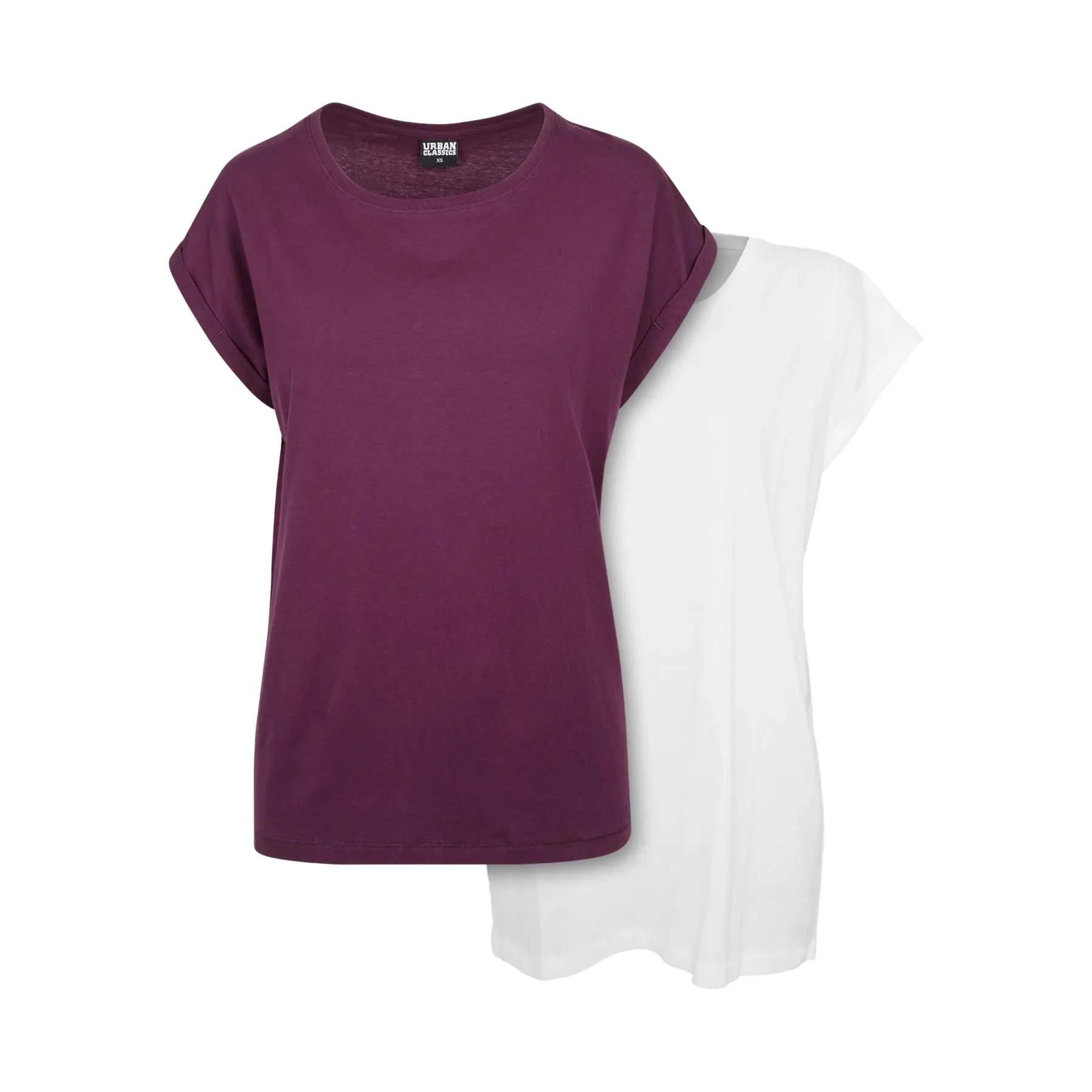 T-Shirt mit verlängerten Schultern Frau Urban Classics (x2)