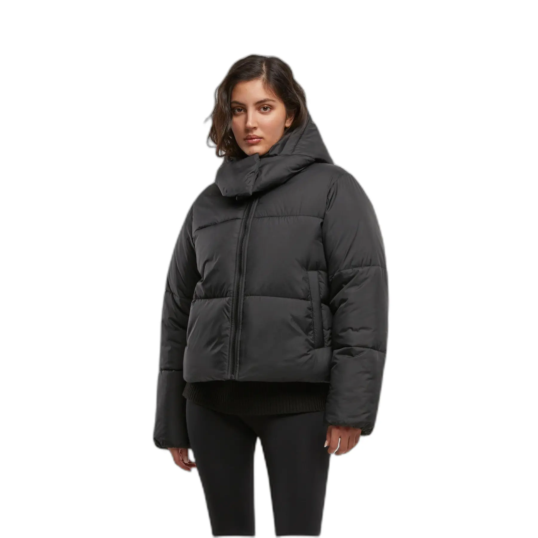 Piumino da donna Urban Classics Collar
