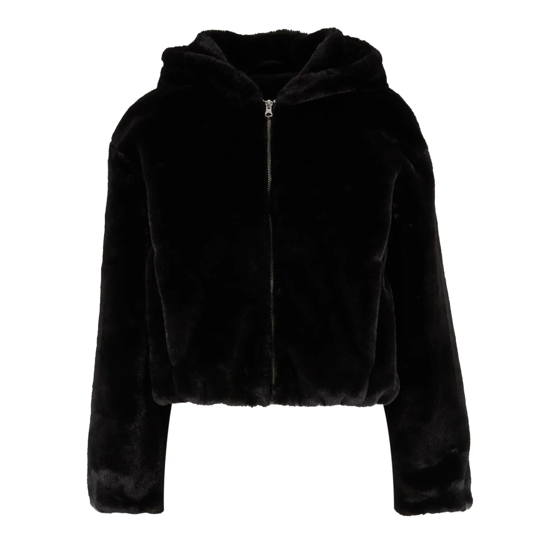Pile donna con cappuccio e zip Urban Classics