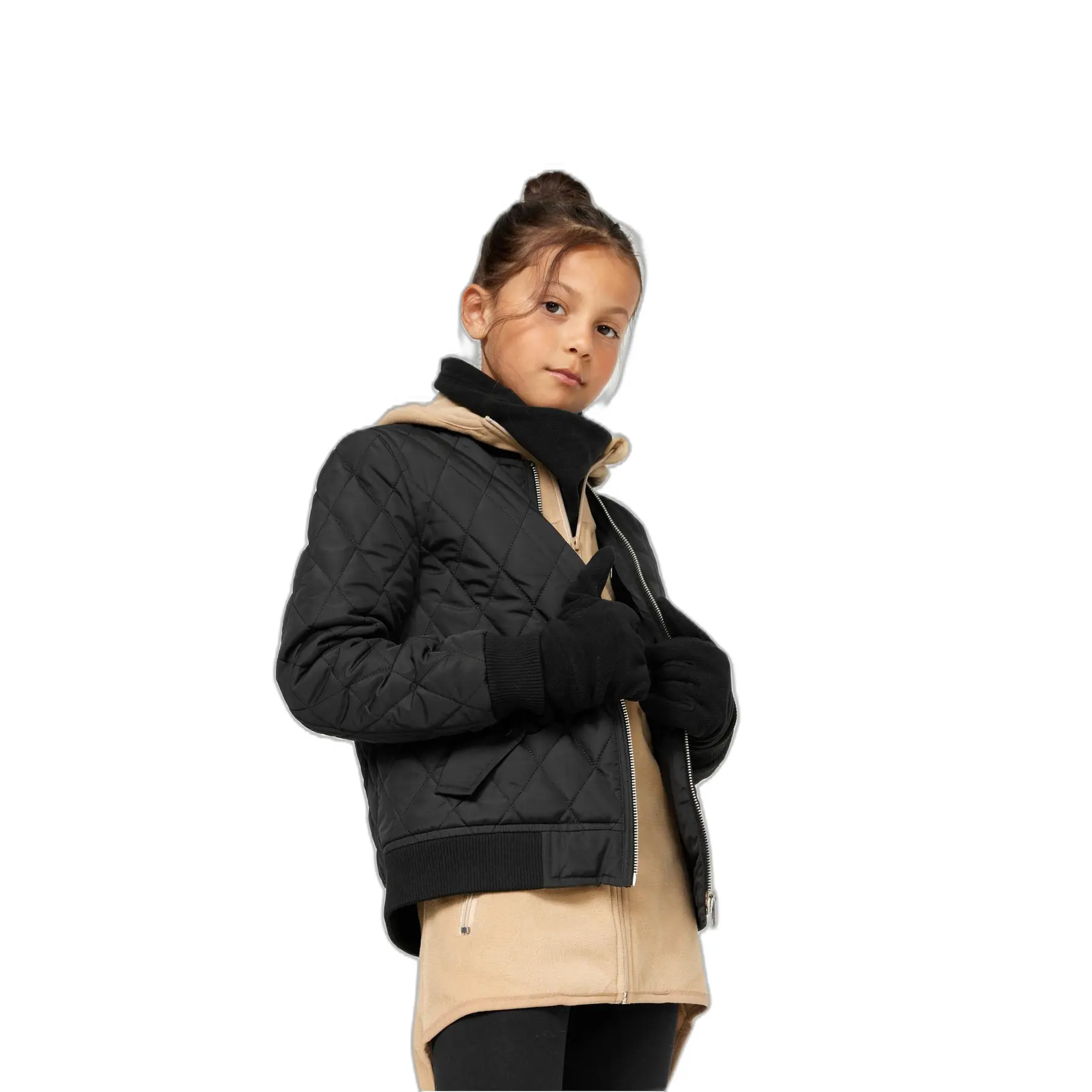 Doudoune à losanges fille Urban Classics