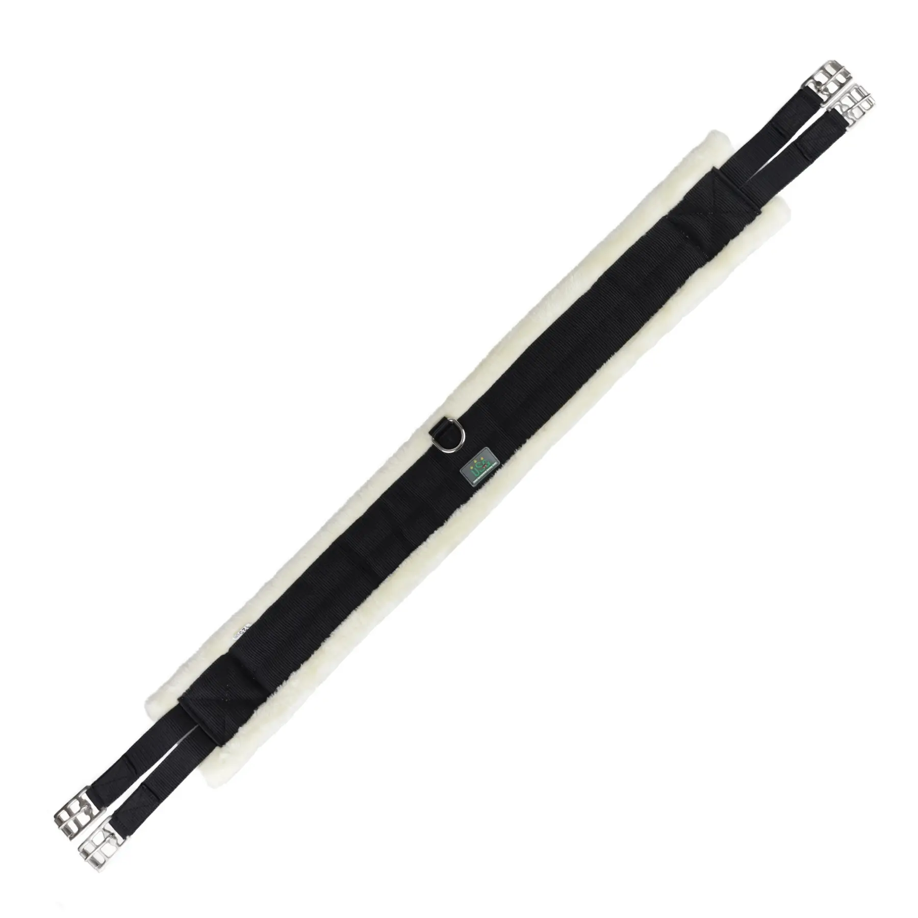 Long nylon girth with padding for horses USG